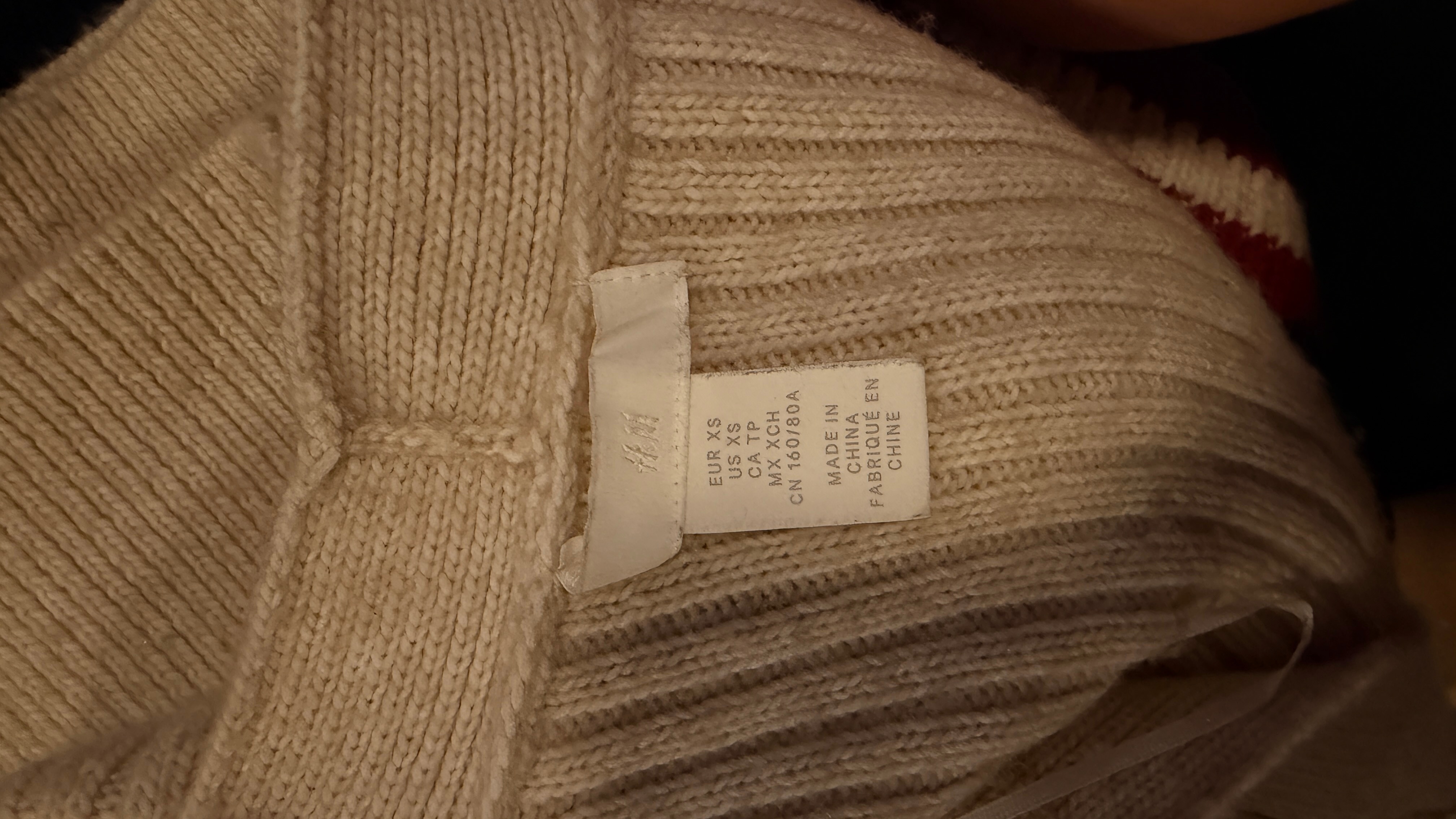 H&M Cream Ribbed Button-Up Cardigan - photo 2
