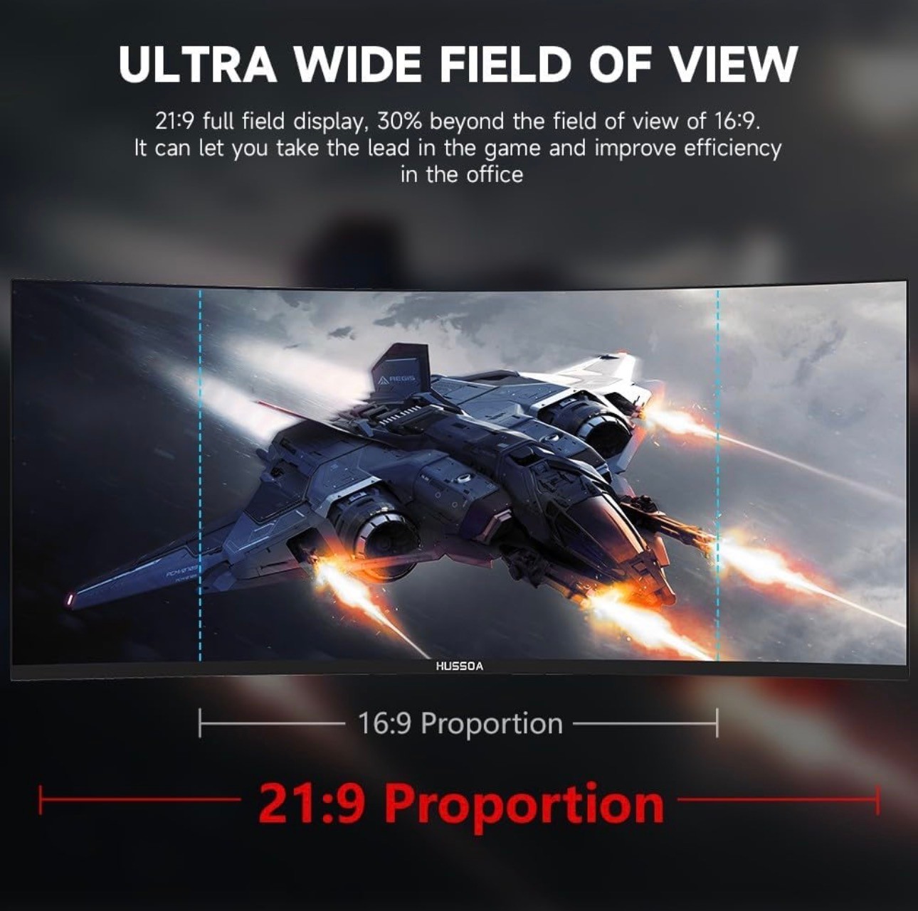 34" Gaming Monitor 165Hz WQHD 3440x1440 1500R Adaptive G-Sync - photo 4