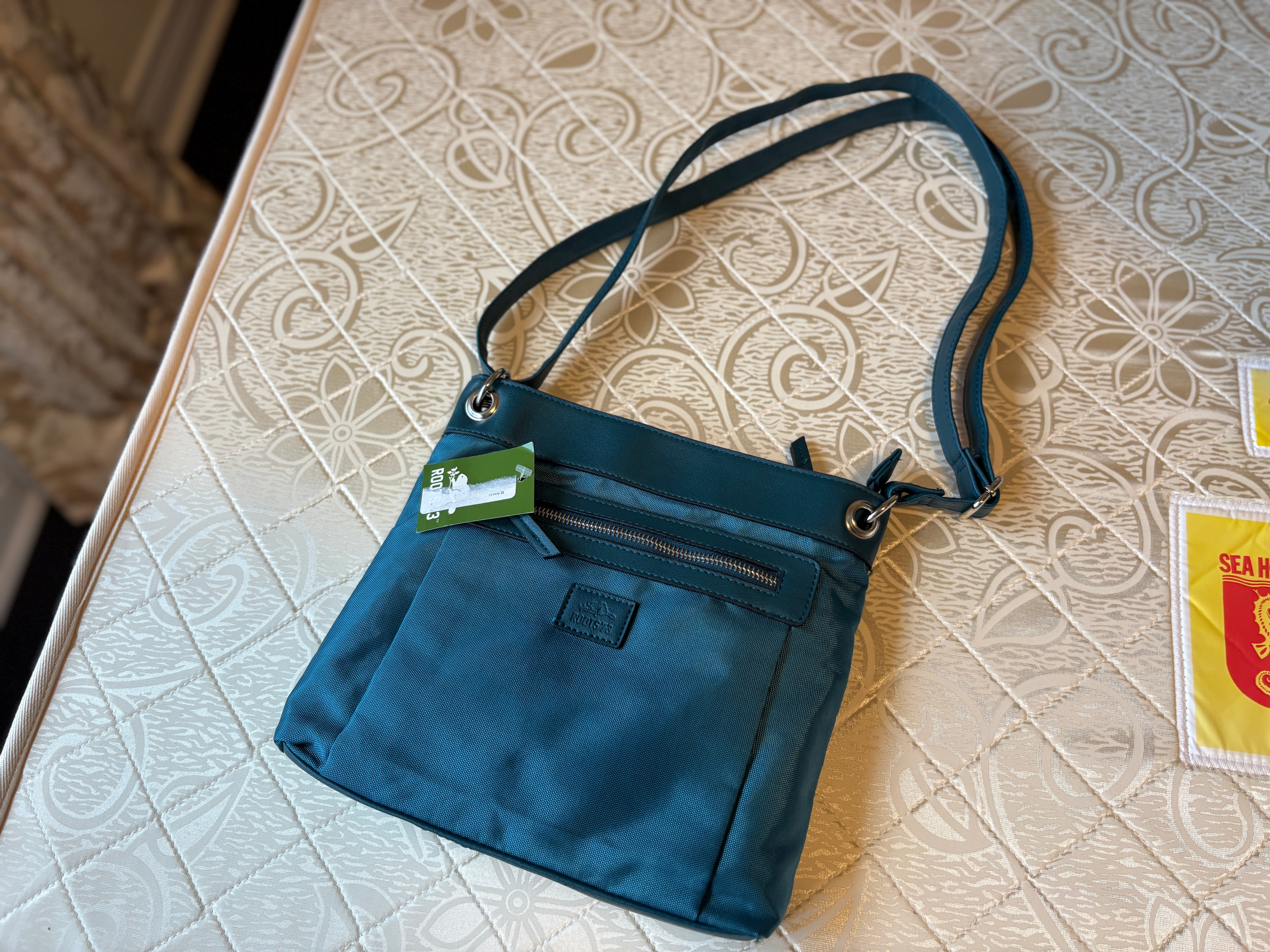 Teal Roots 73 Crossbody Bag