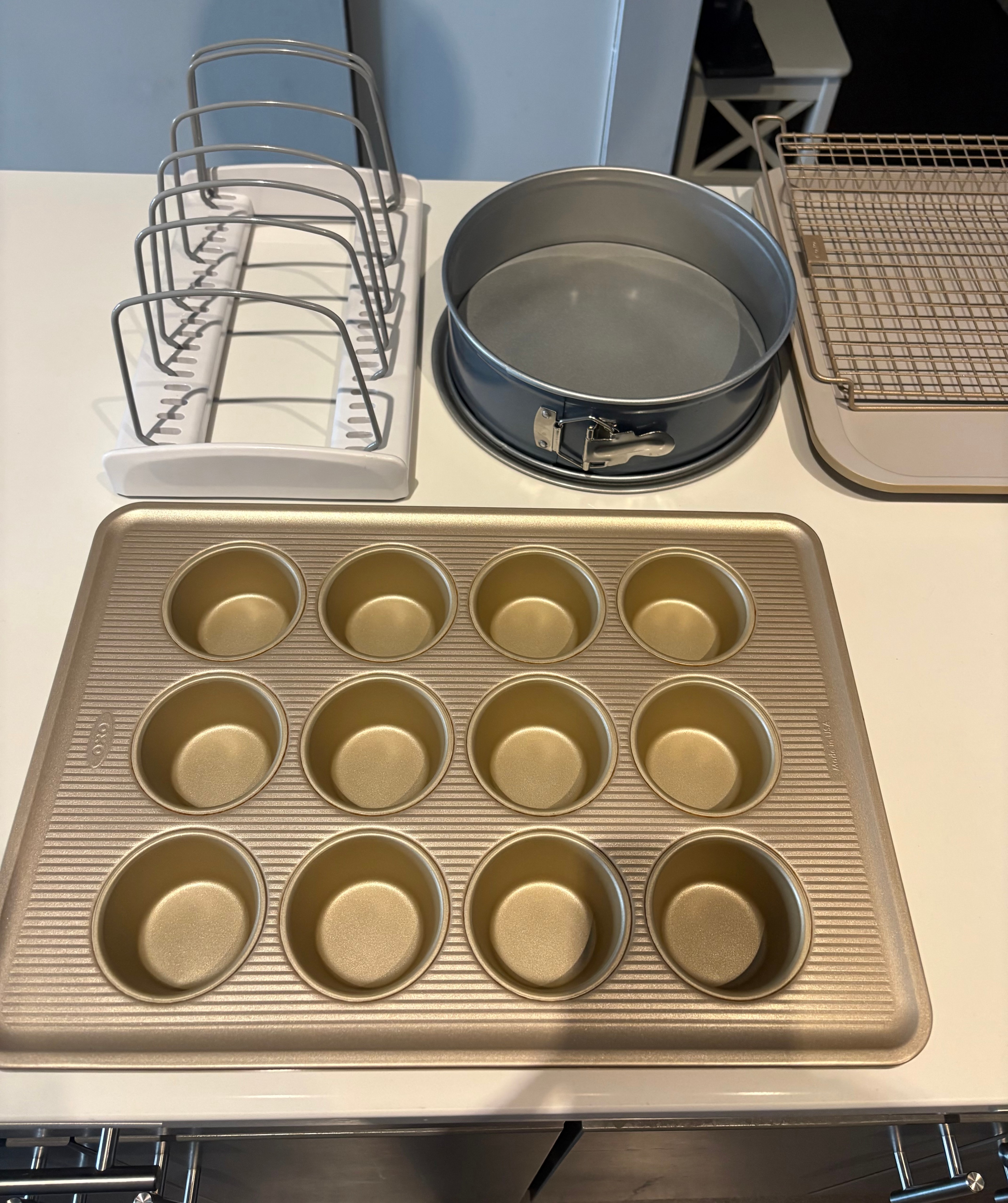 Baking trays and pans with storage rack - photo 3