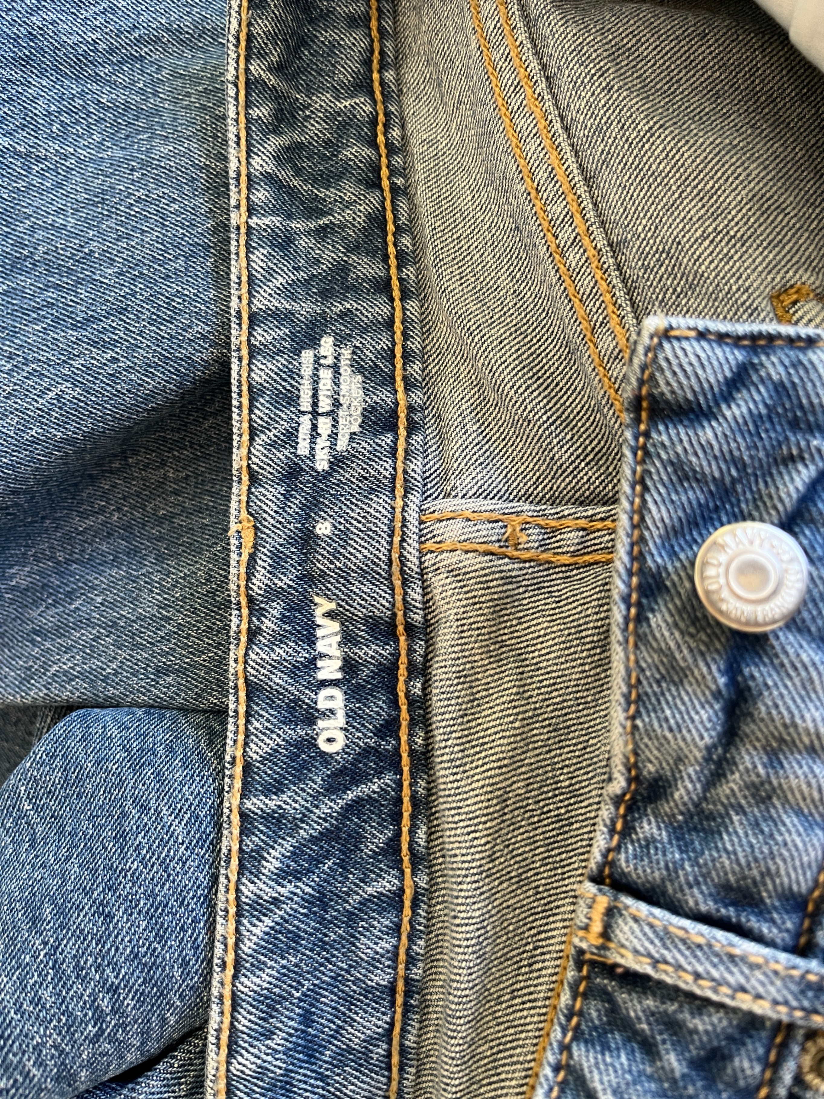 Old Navy Wide Leg Jeans Size 8 - photo 3
