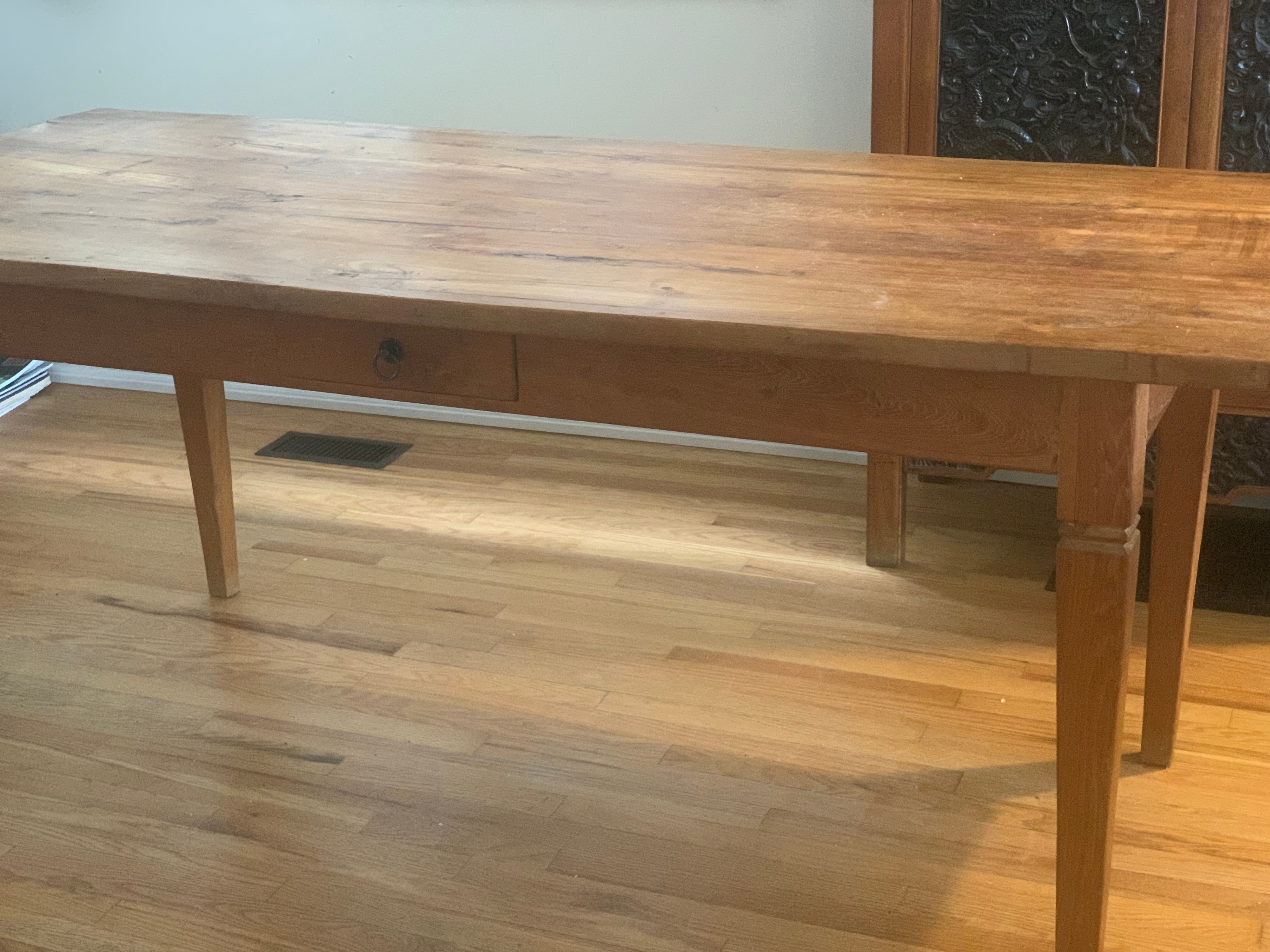 Table & chairs - solid teak - photo 5