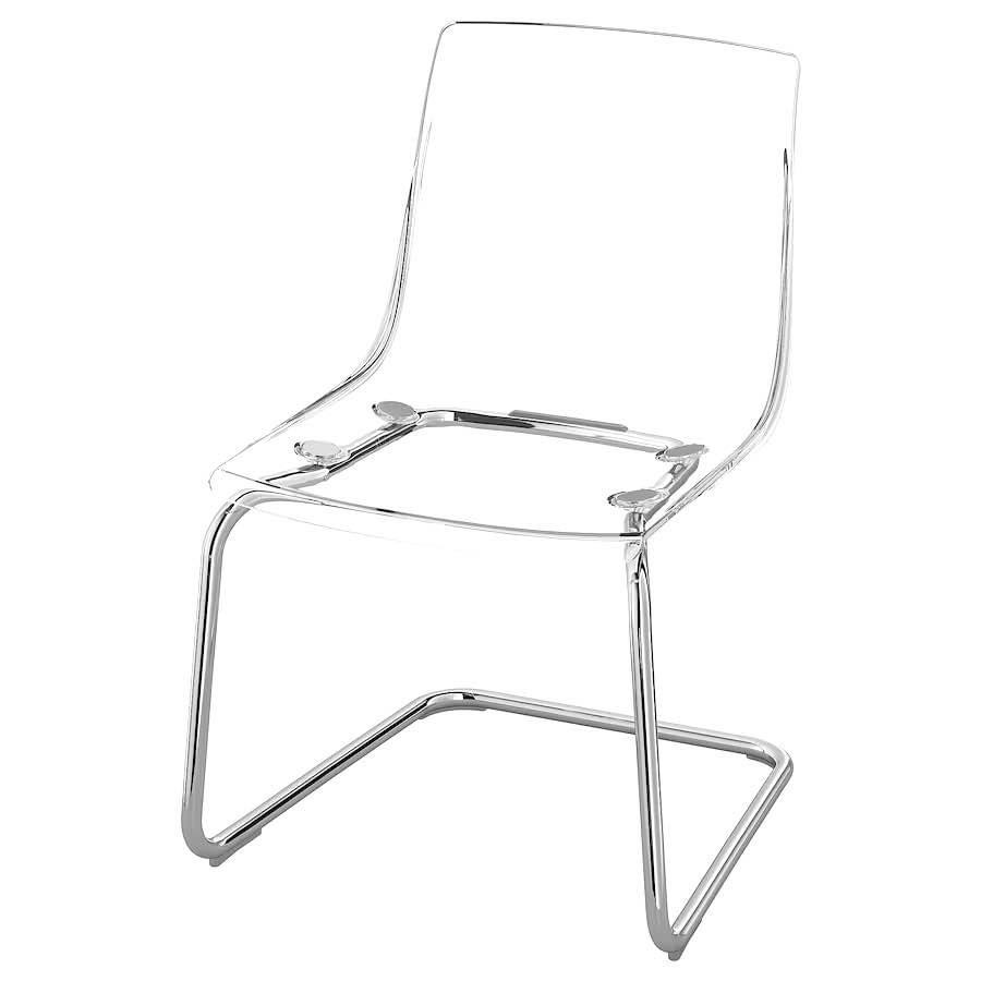 IKEA TORSBY Dining Table + Transparent Chairs – Great Condition - photo 4