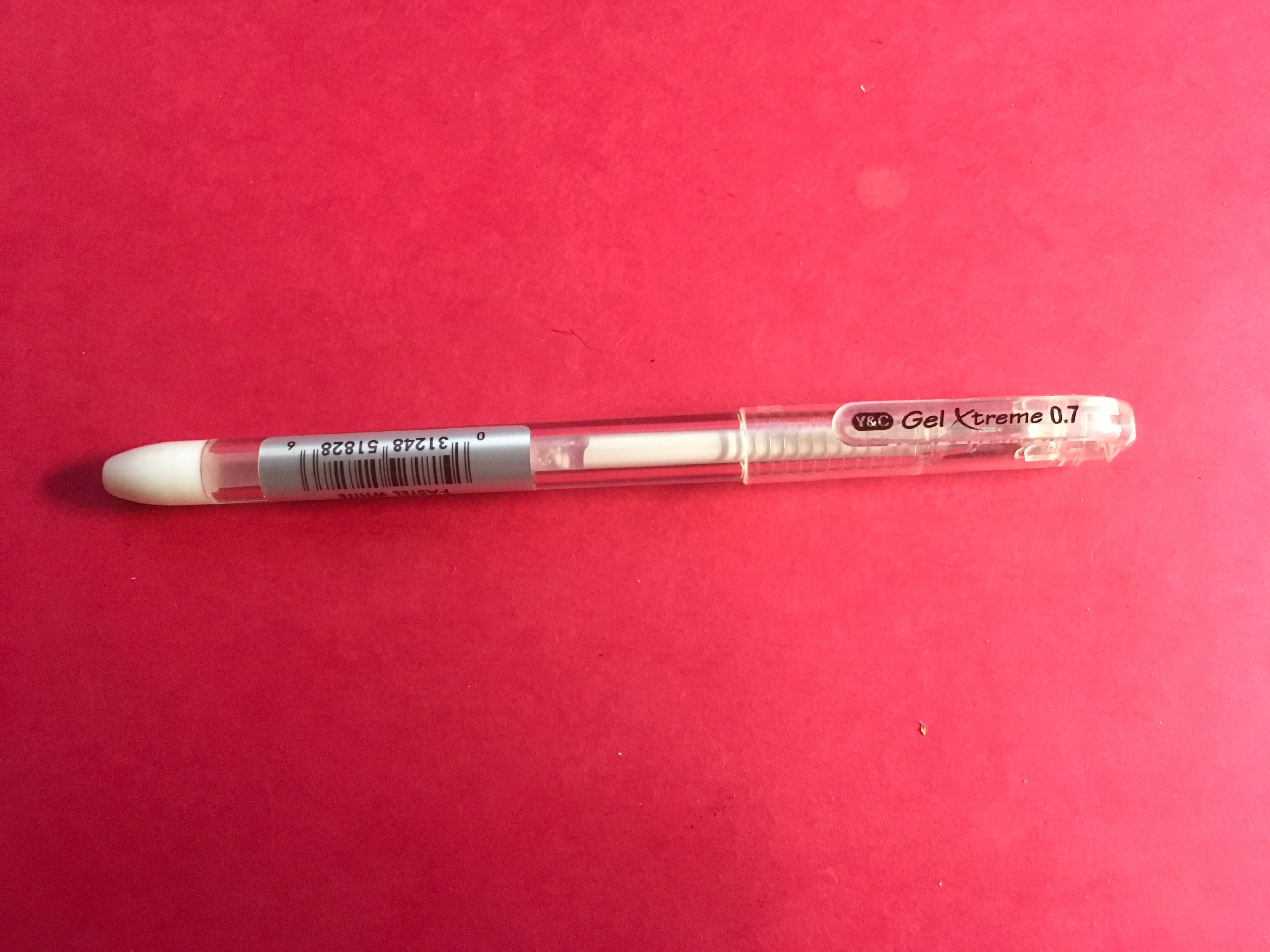 Y&C Gel Xtreme 0.7mm Gel Pen - Pastel White - photo 2