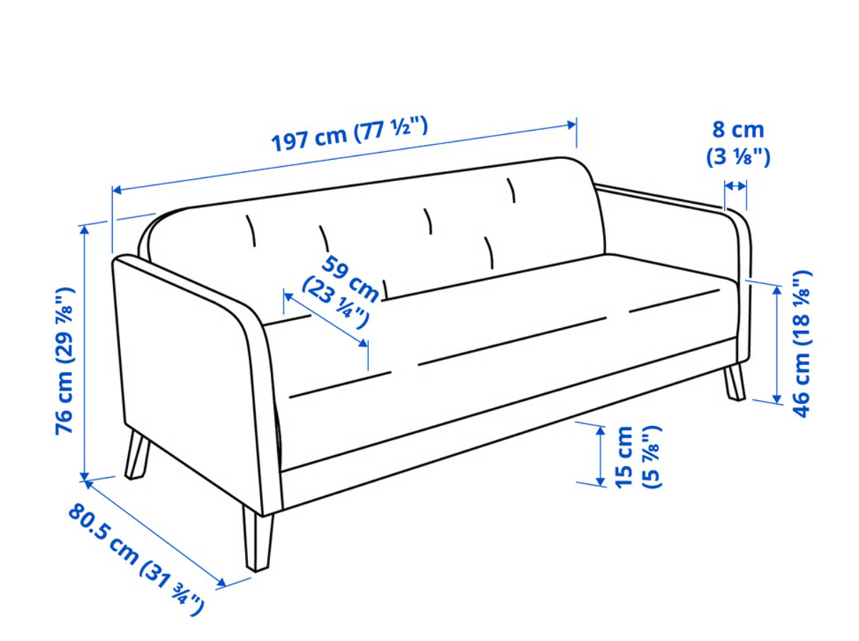 IKEA LINANÄS sofa - photo 3