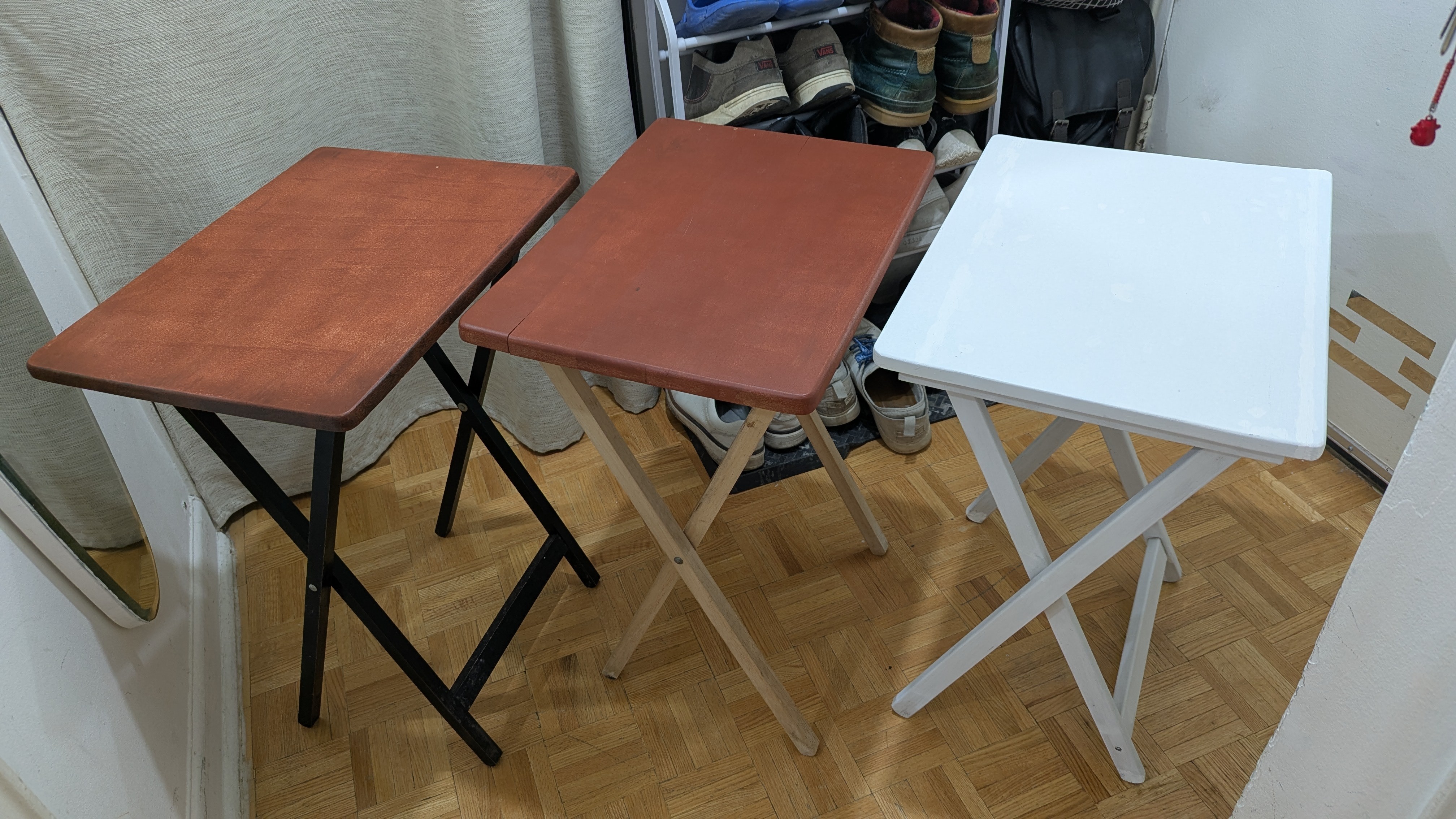 Portable Folding Wood Table TV Bed Tray\Dinner Furniture - photo 3