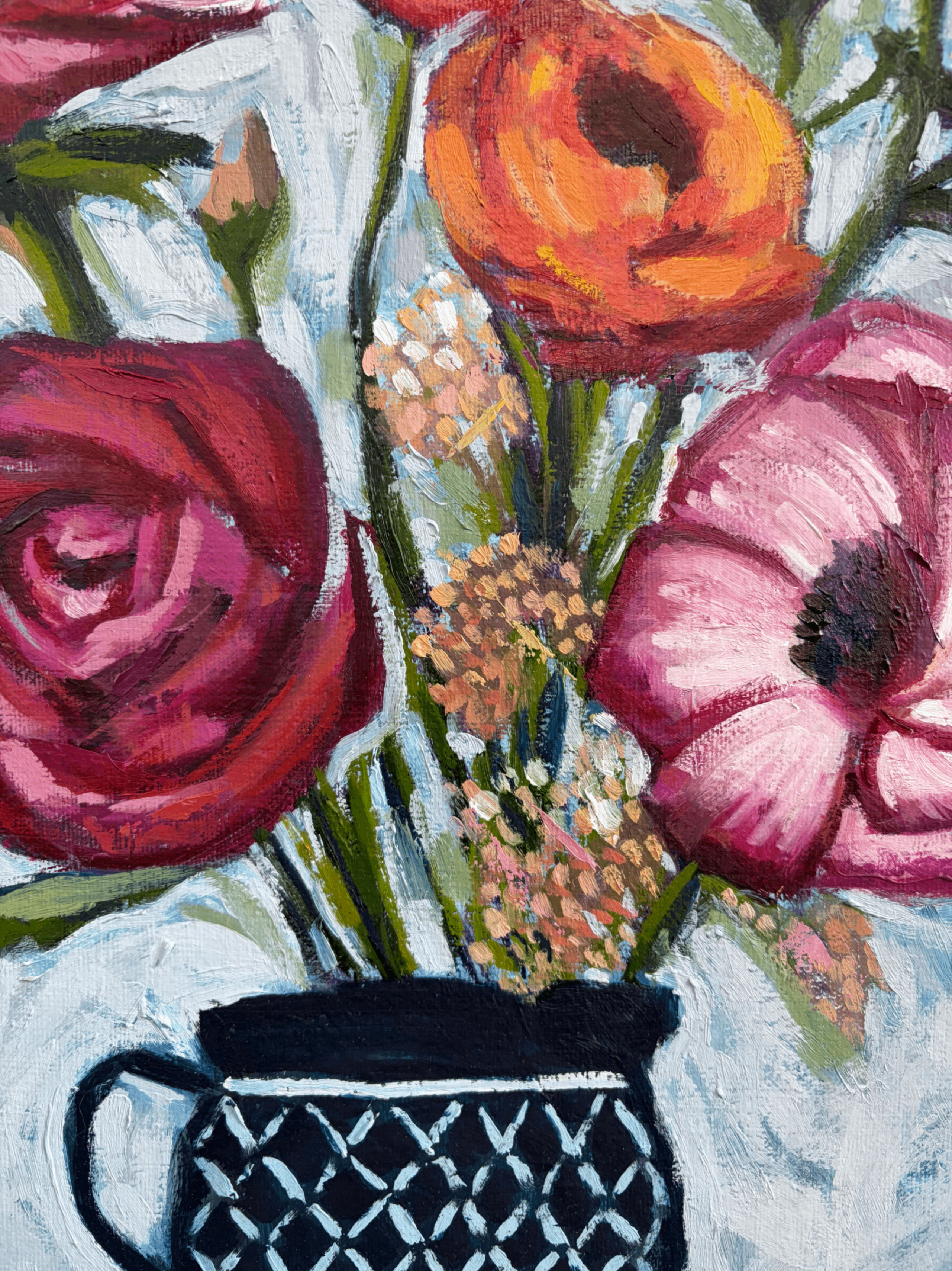 Floral Still Life Oil Painting - photo 3