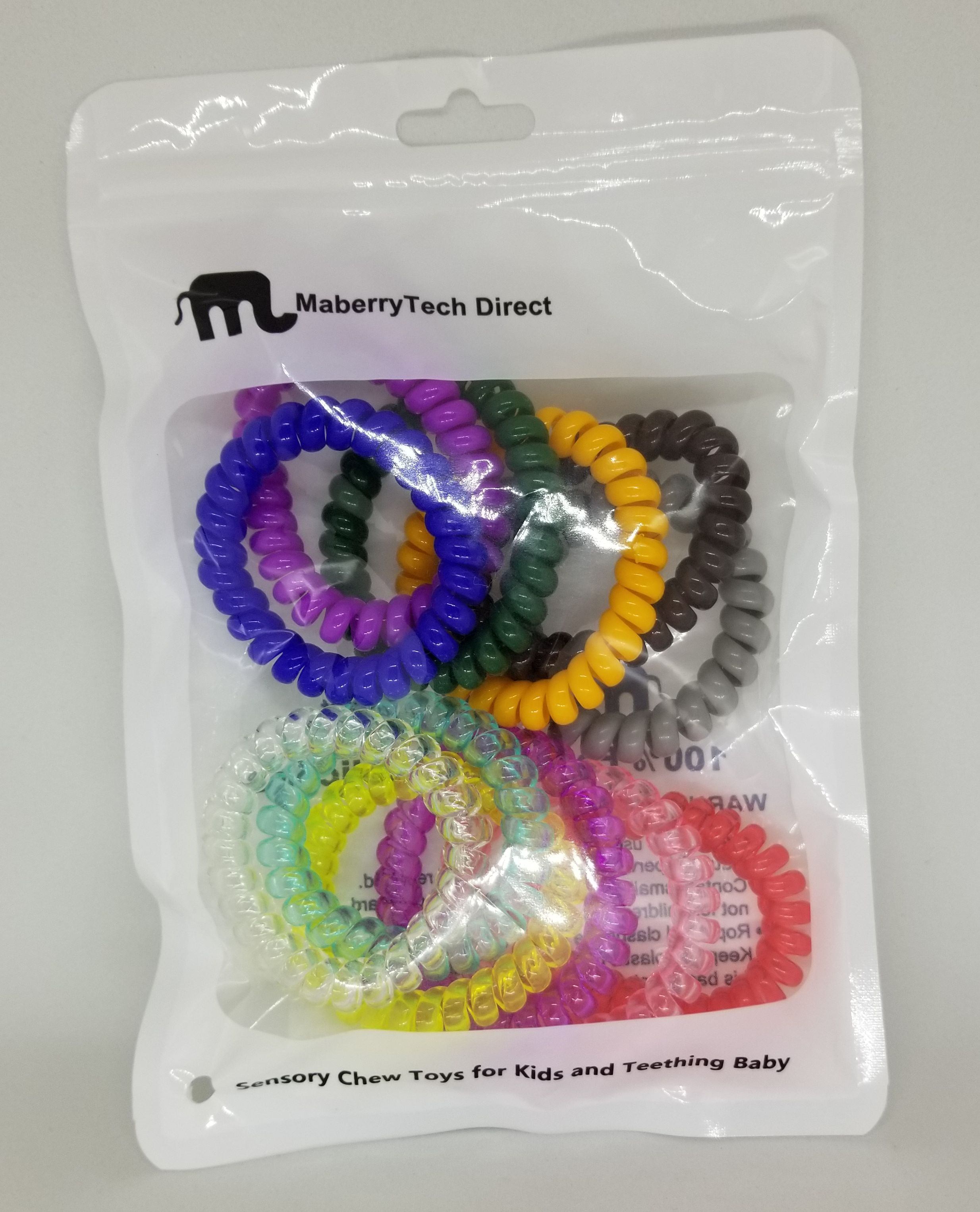 MaberryTech Direct Sensory Chew Toys for Kids and Teething Baby