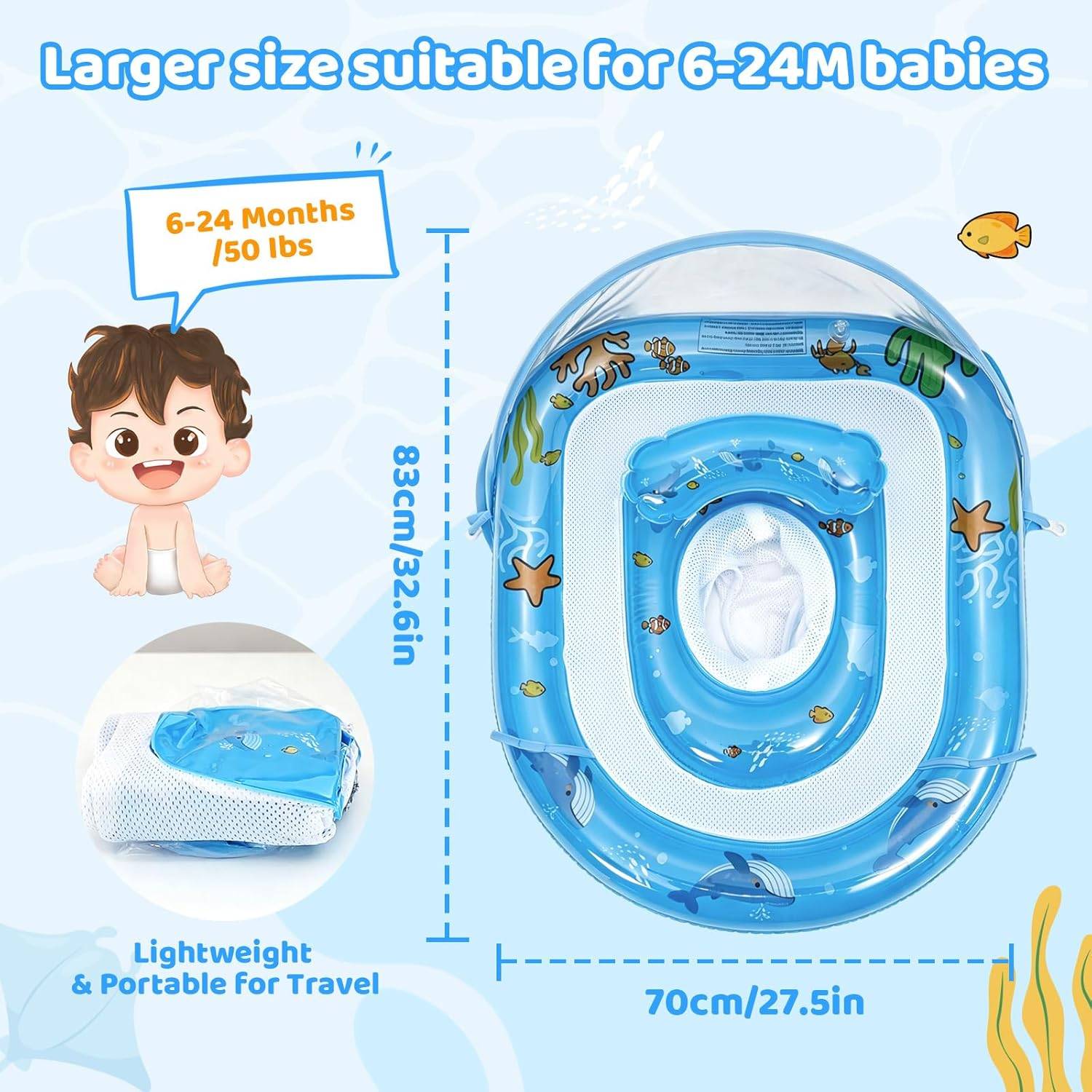 Baby Pool Float with Canopy - photo 5