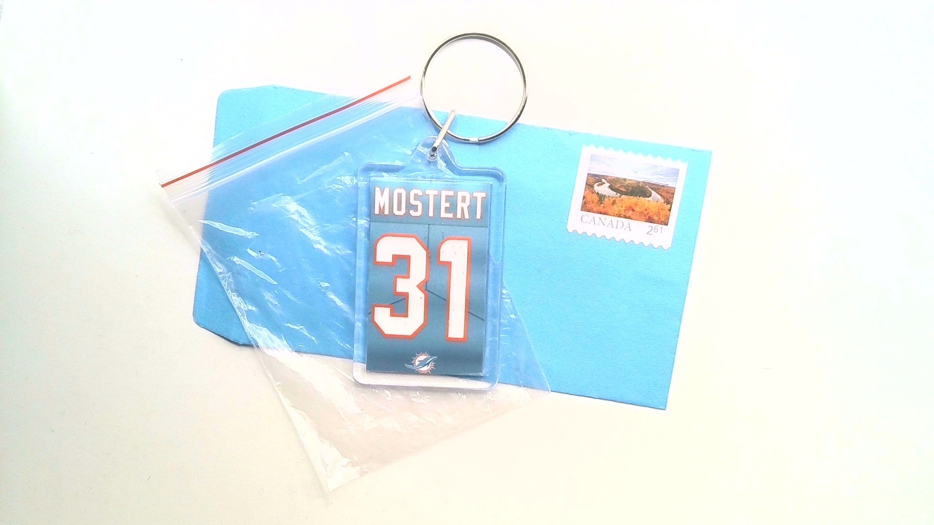 MOSTERT ( JERSEY KEY CHAIN ) FREE SHIPPING