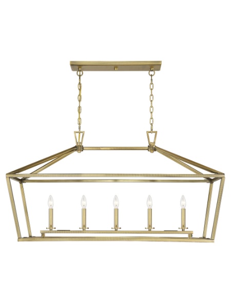 Savoy House Essentials Townsend 5-Lights 300W Warm Brass
