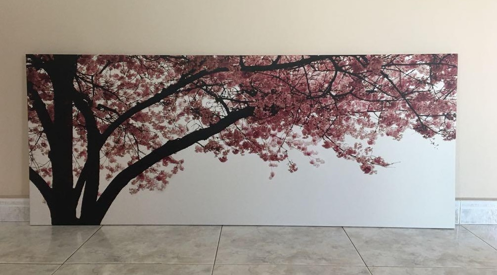 IKEA cherry blossom canvas wall art