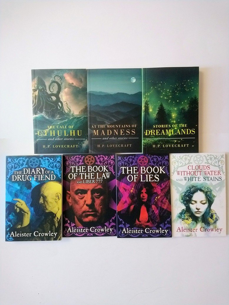 H.P. Lovecraft & Aleister Crowley books!