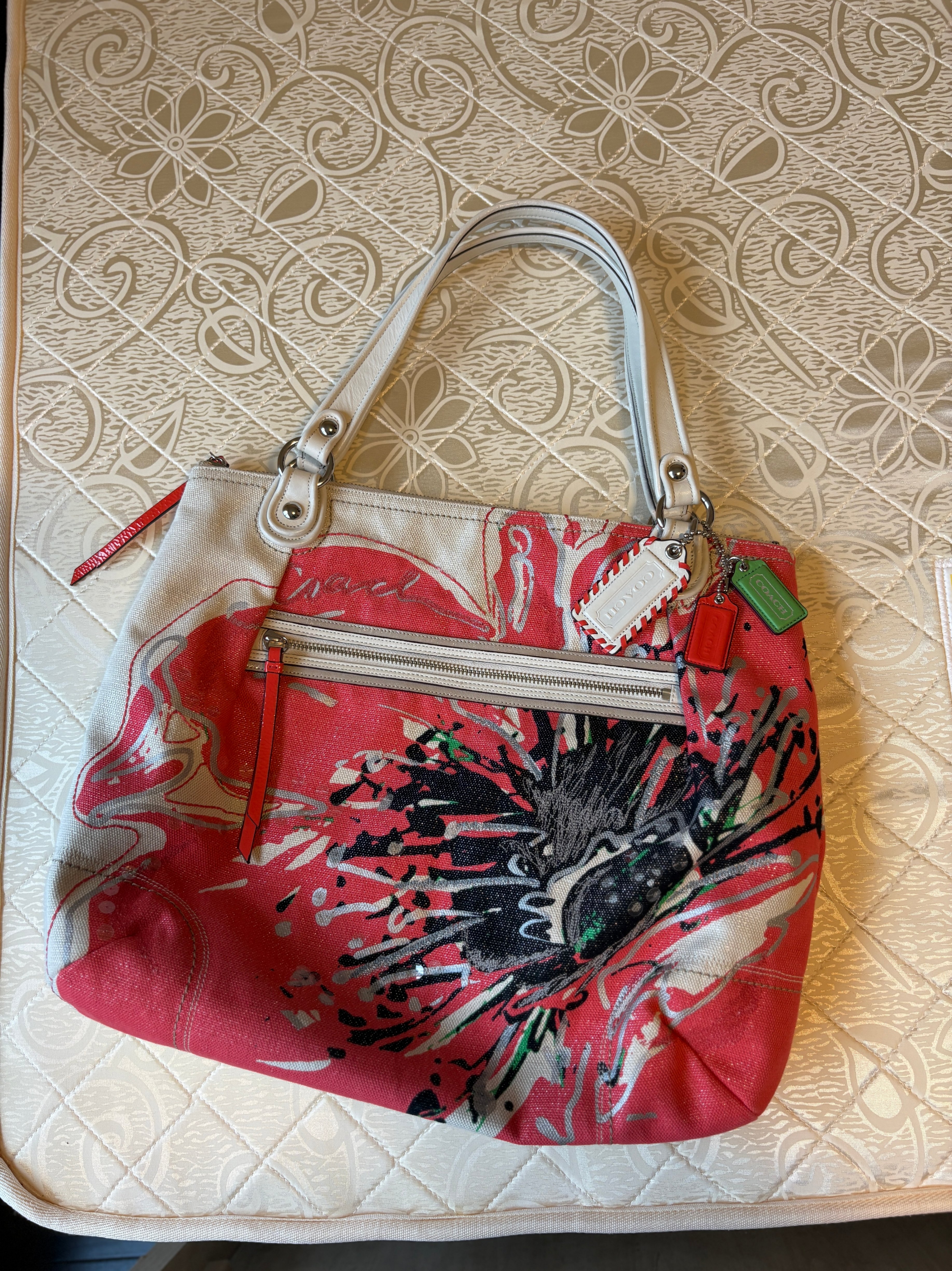 Coach Poppy Glam Tote Bag