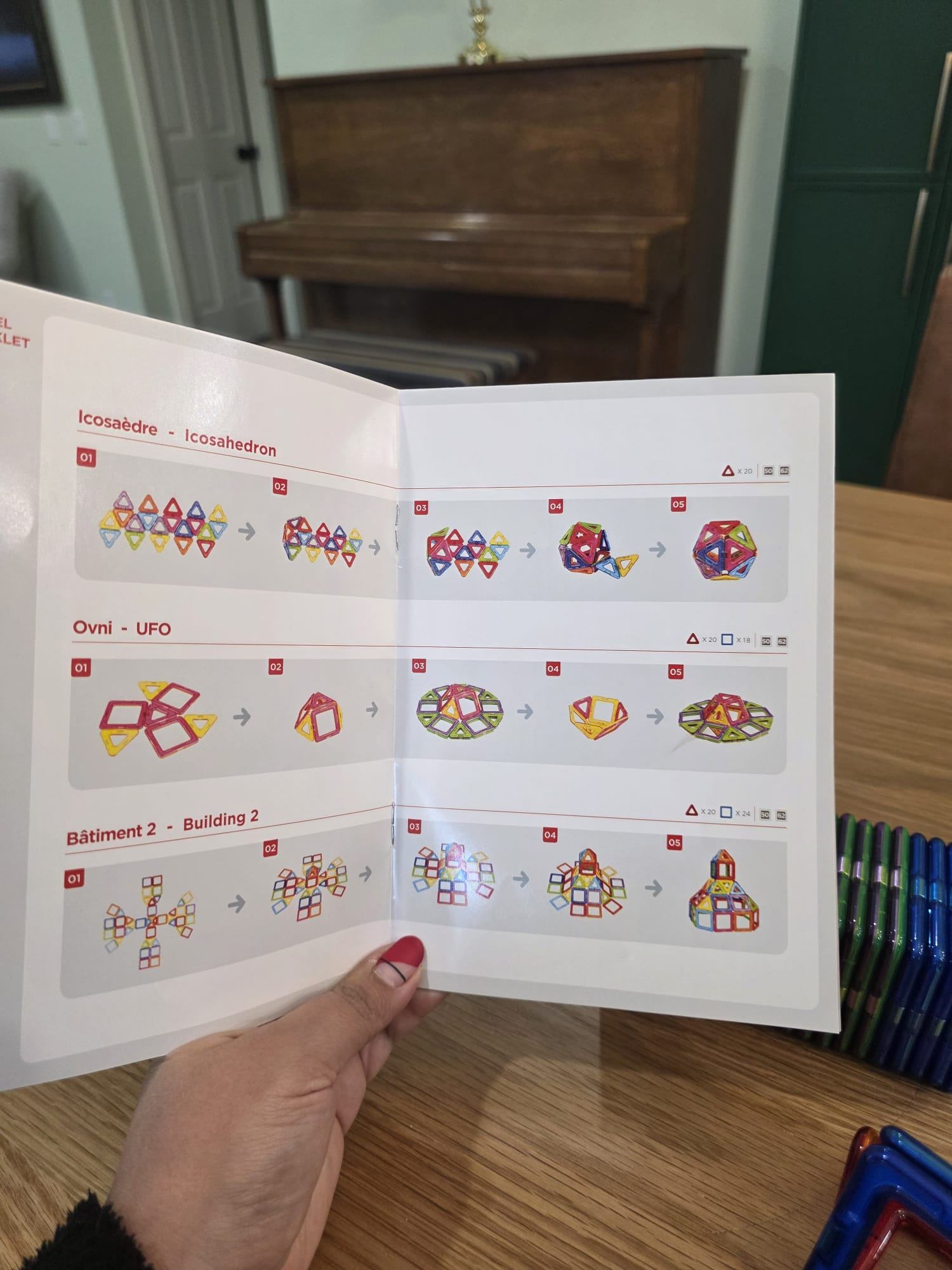 Magformers Magnetic Building Set (43 Pieces) + Booklet - photo 2