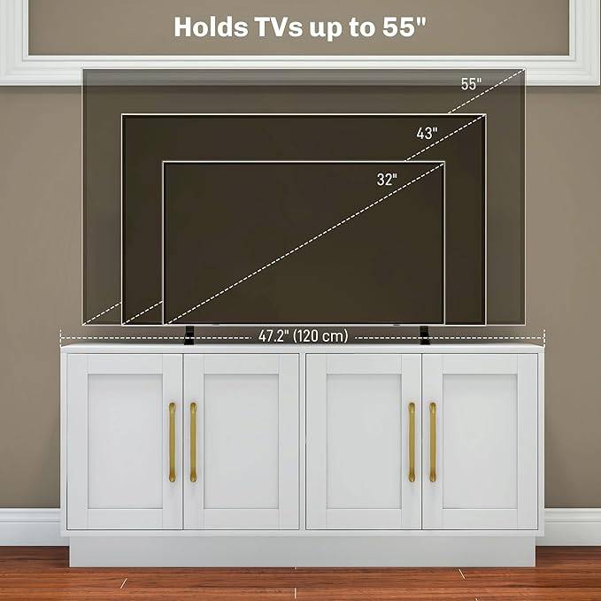 Modern White TV Stand For Sale - photo 5
