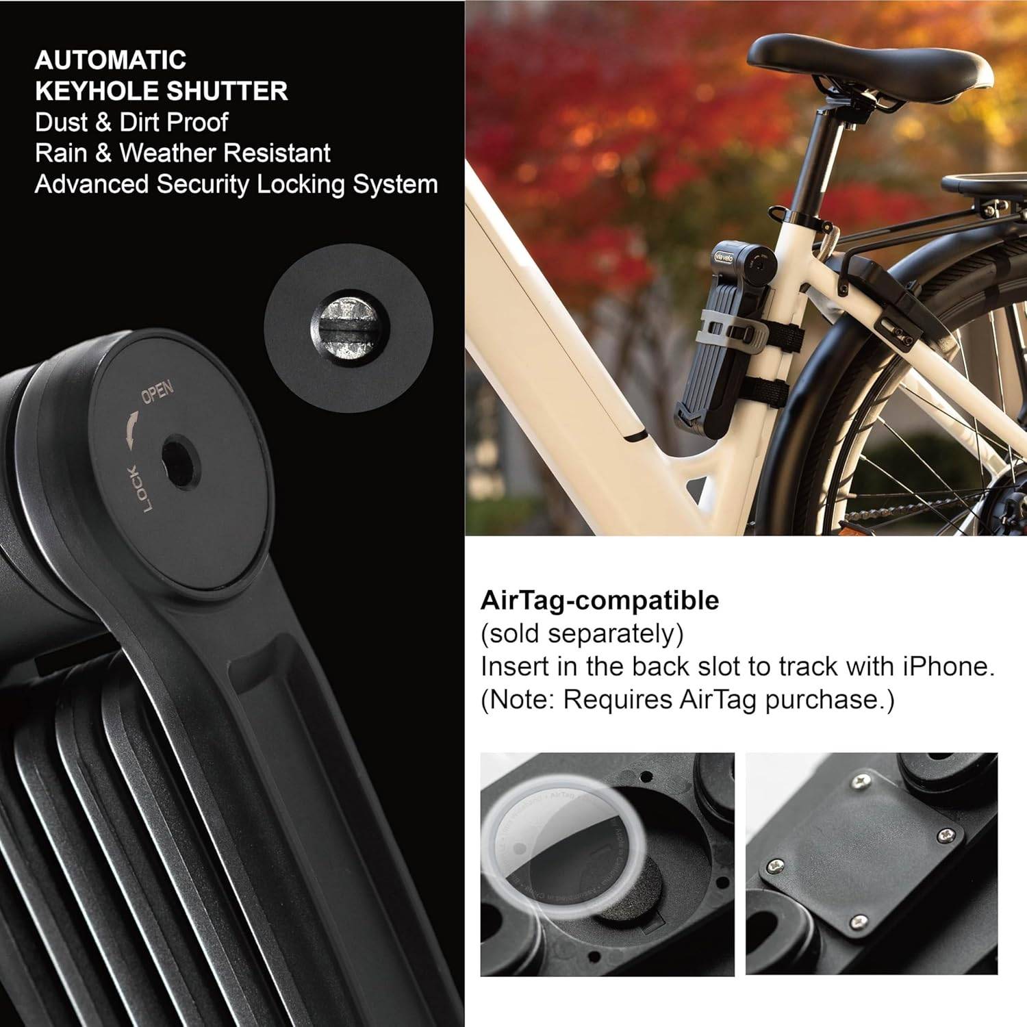 Via Velo Folding Bike Lock - photo 3