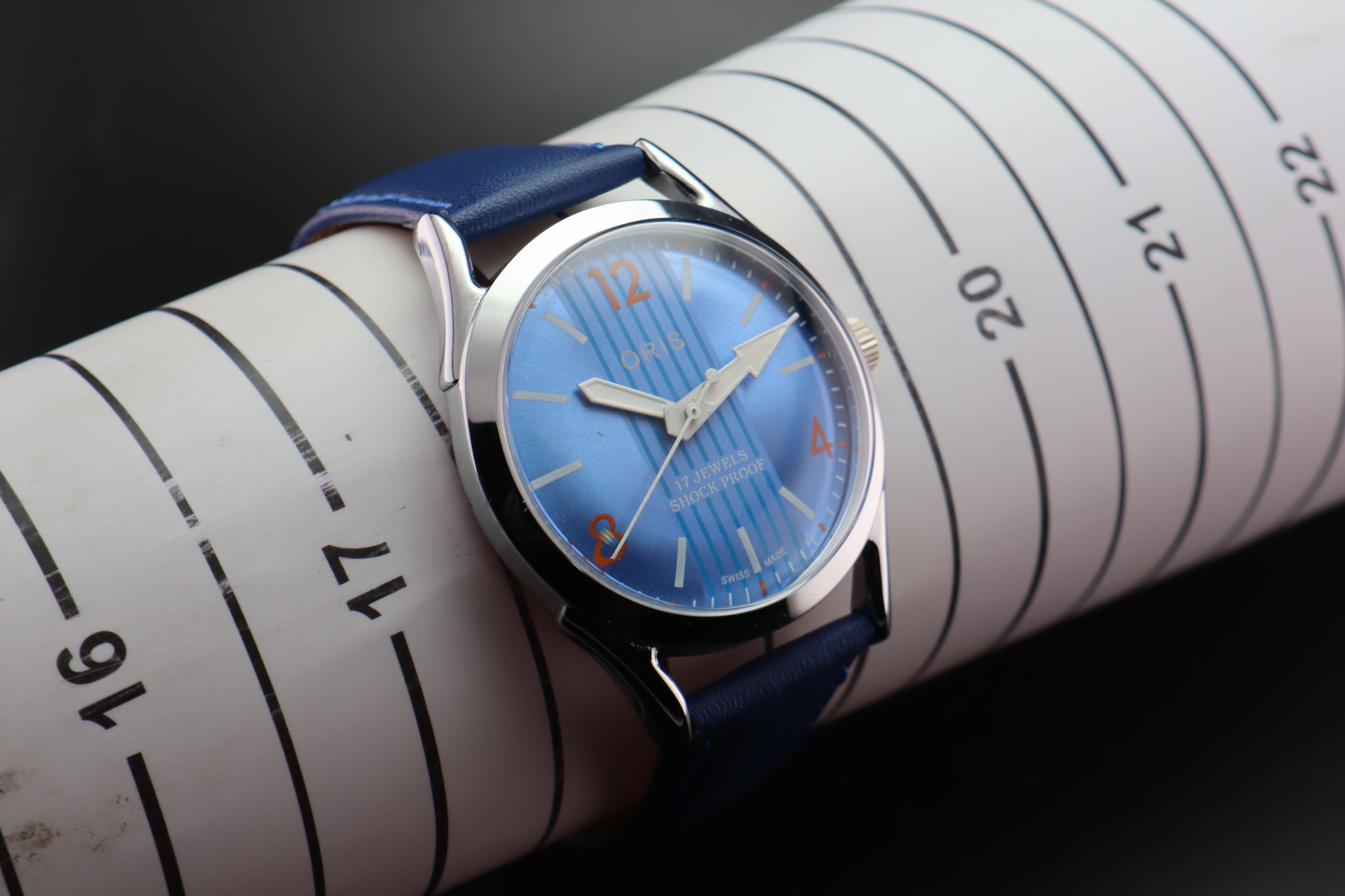 Vintage Oris Swiss ST-96 Hand Wind Mechanical Men's Watch - photo 4