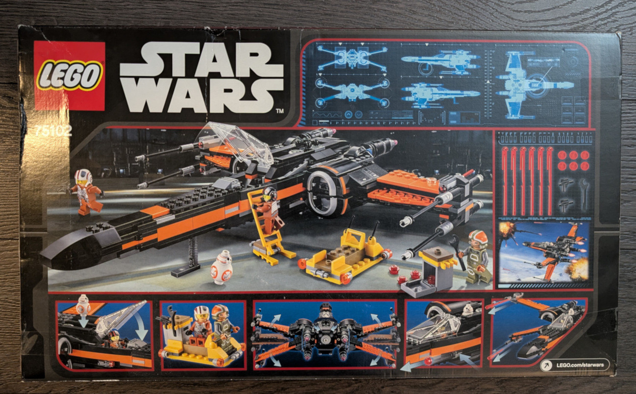 [New, sealed] Lego 75102 Star Wars Poe's X-Wing Fighter - photo 2