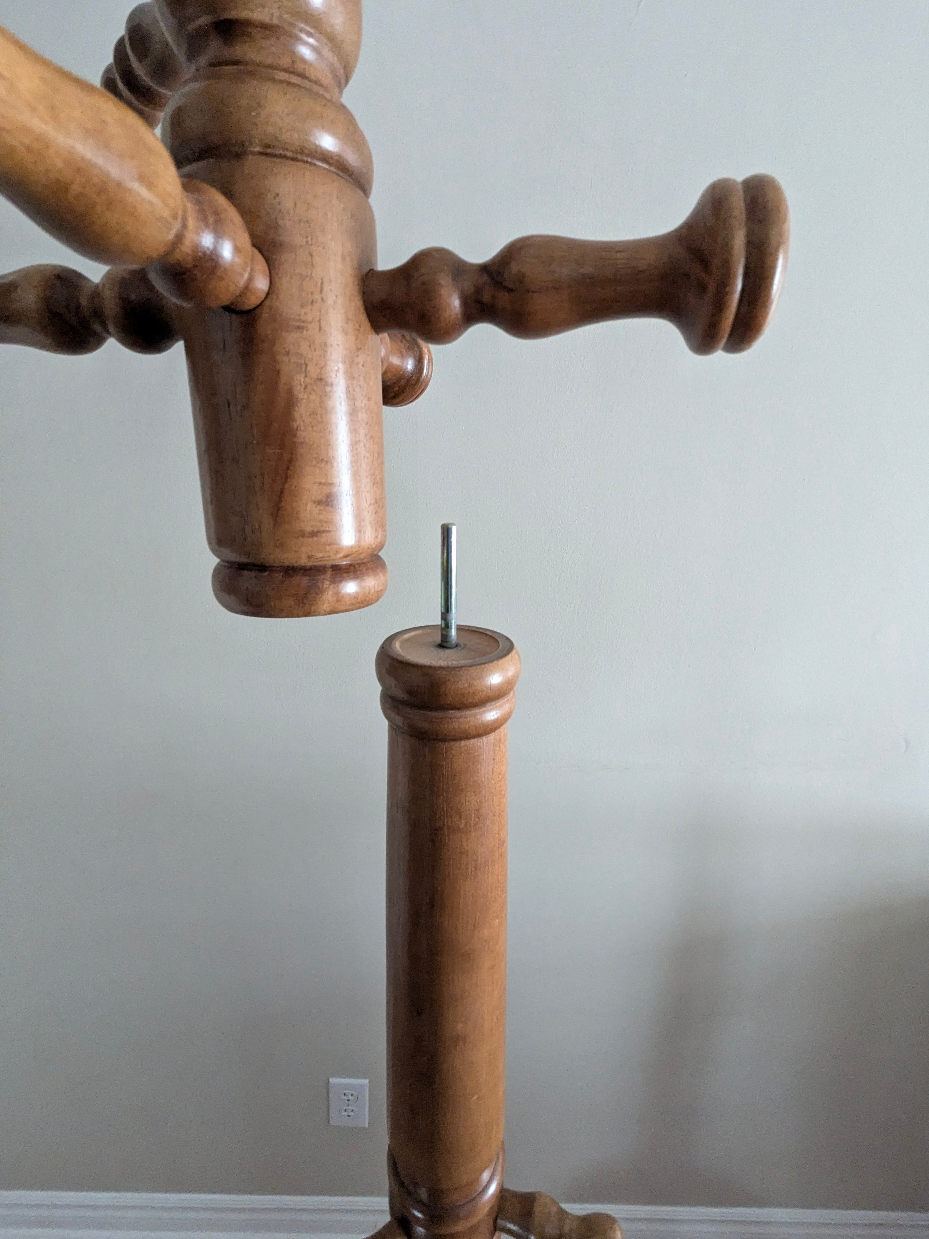 Wooden coat rack | hall tree | coat stand (check pictures) - photo 2