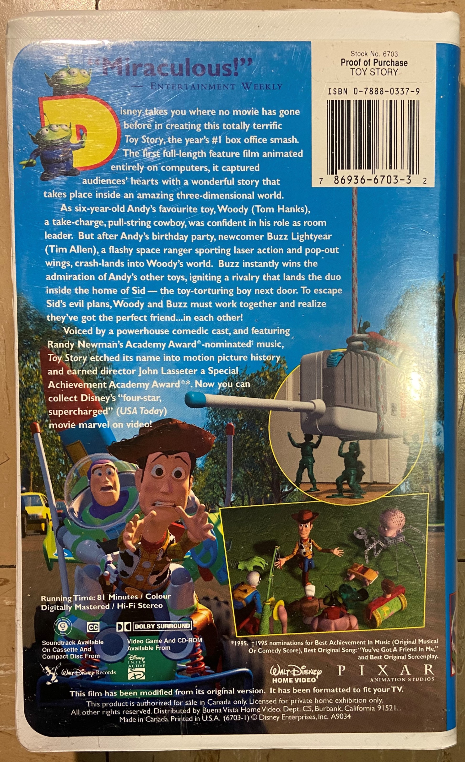 Toy Story vintage VHS - photo 2