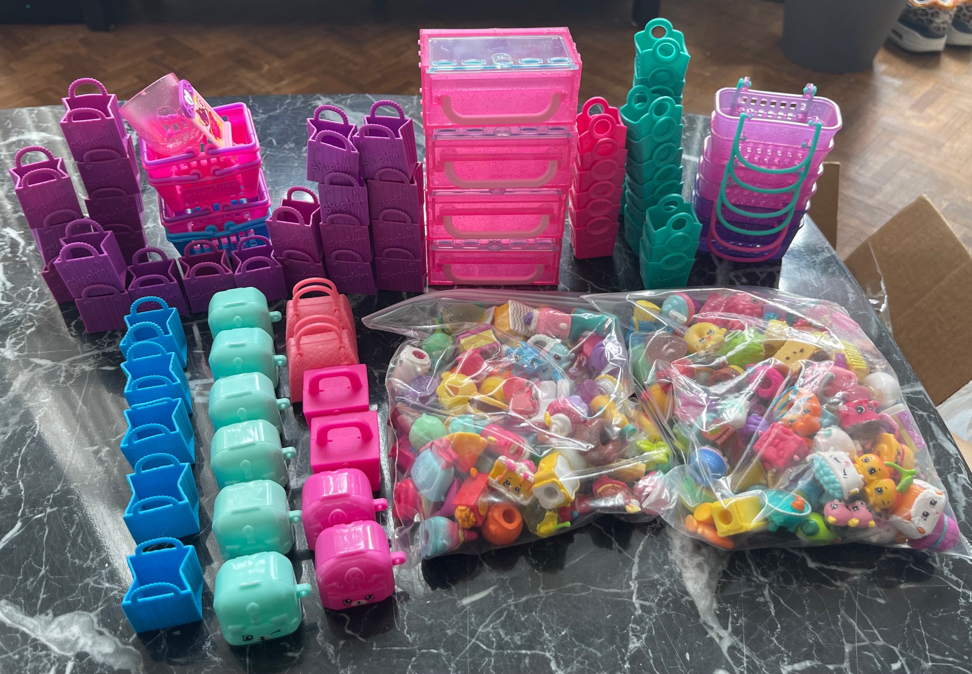 Mega Shopkins Lot — 100+ Figures & Accessories