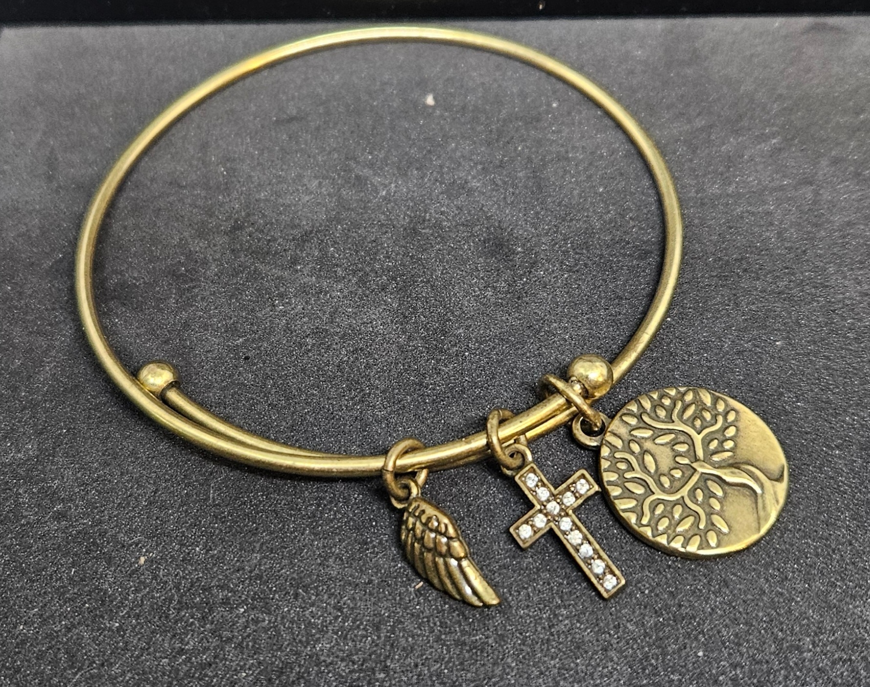 Earth Angel Adjustable Bangle Bracelet