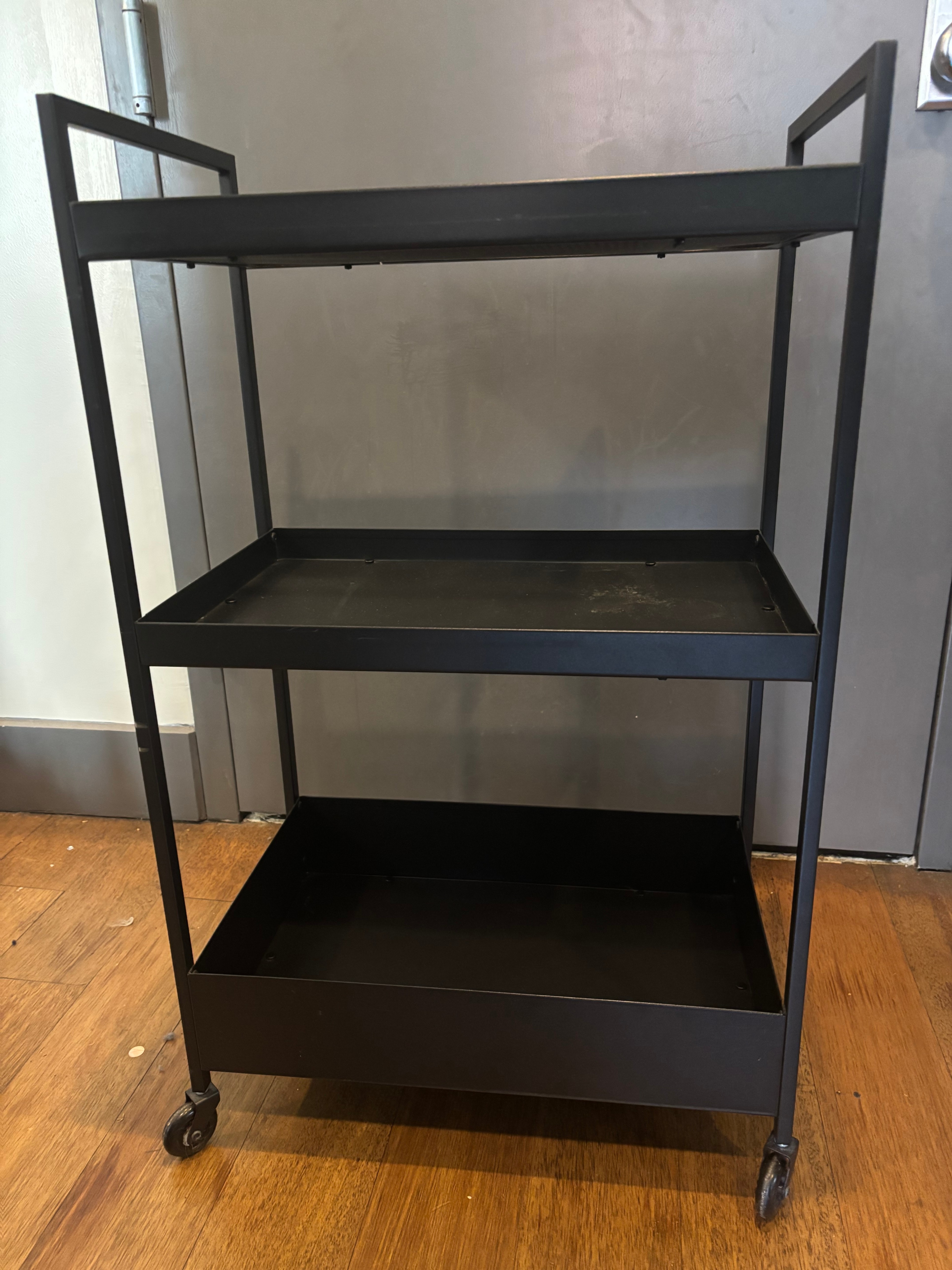 Black Ikea Nissafors Utility/Bar Cart - photo 2