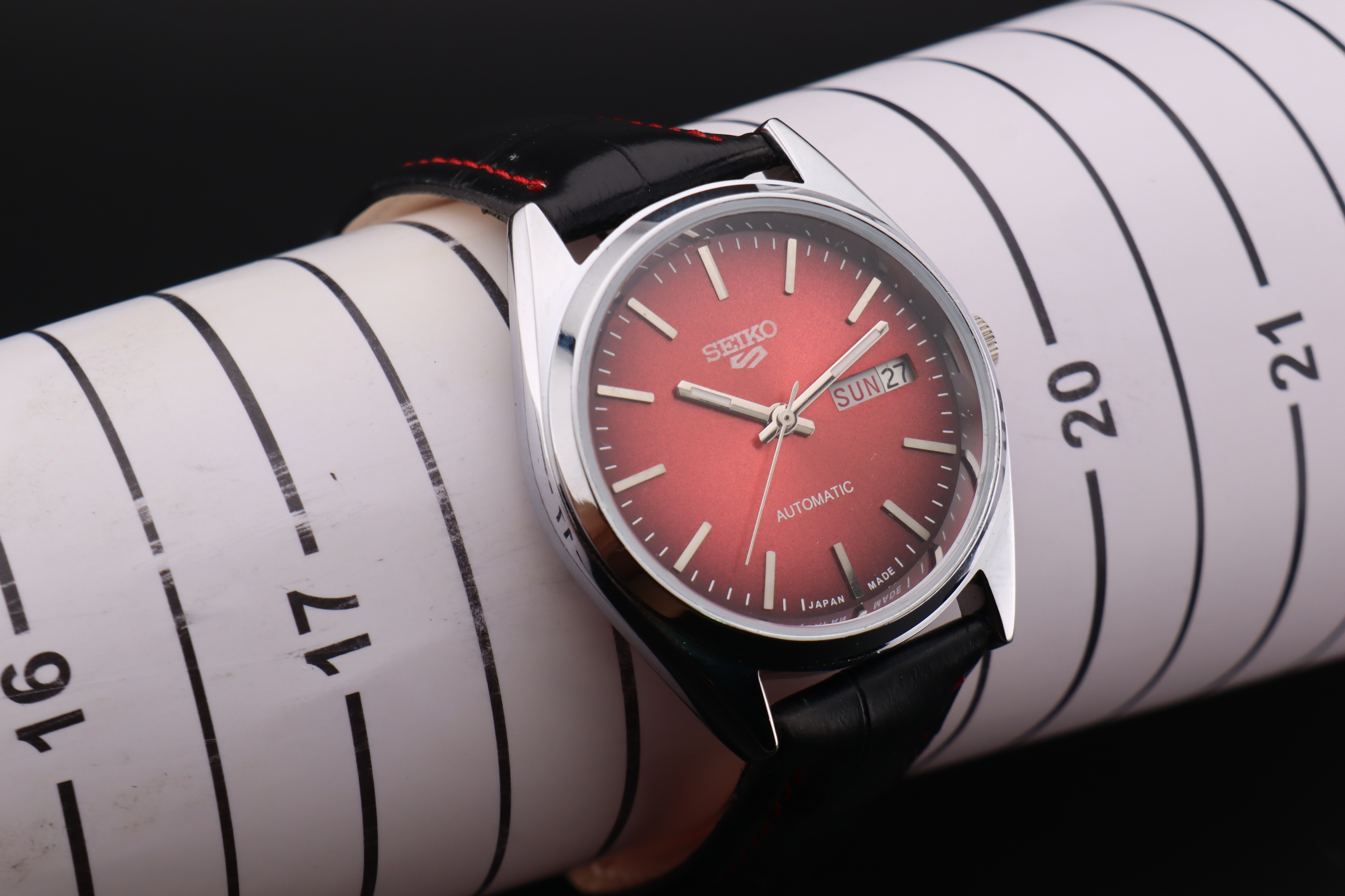 Vintage Seiko 5 Automatic 6309A Men's  Watch D&D- Japan Made - photo 5