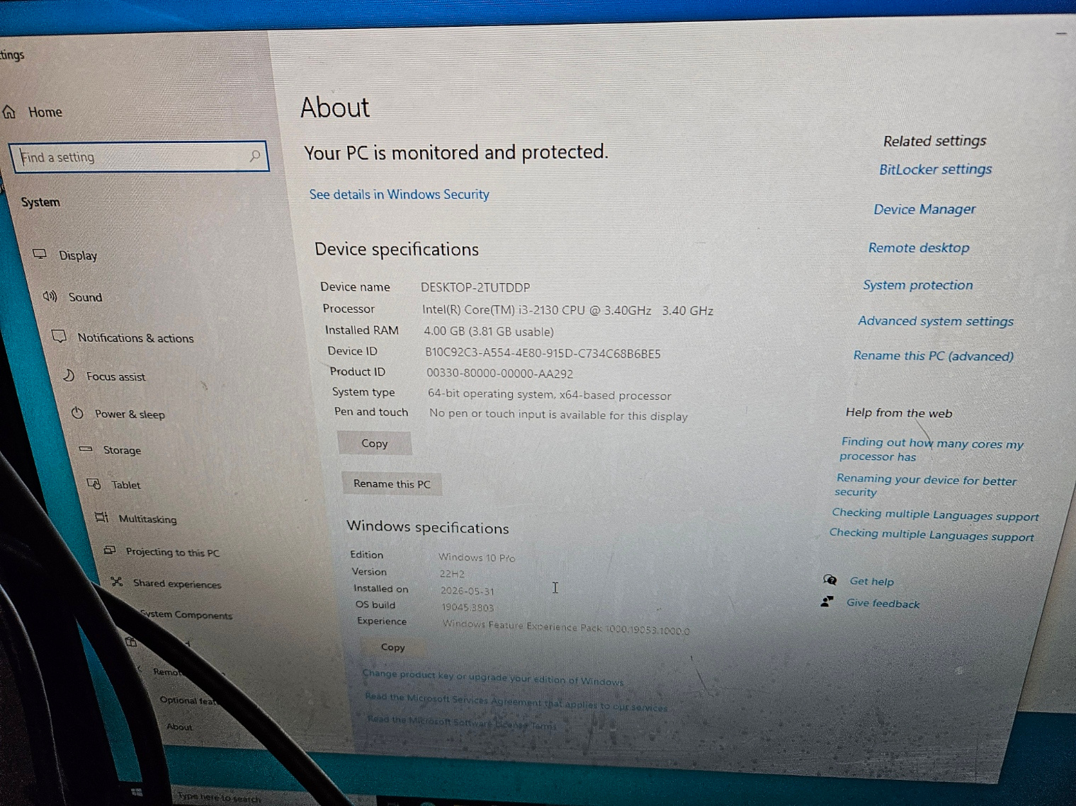 Acer Veriton SFF Desktop — Intel i3-2130 | 4GB RAM | Win 10 Pro - photo 5