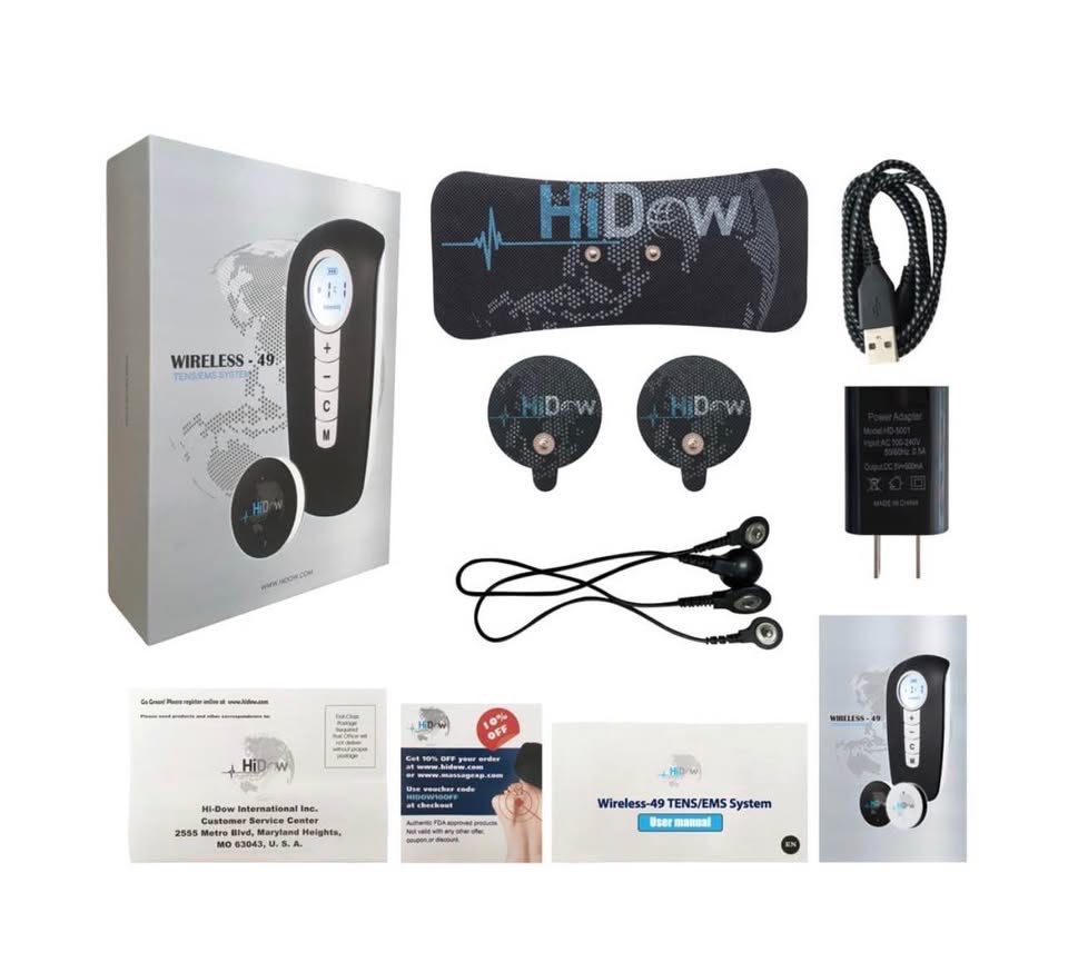 Hi-Dow Wireless-49 TENS/EMS System - Brand New & Sealed - photo 5