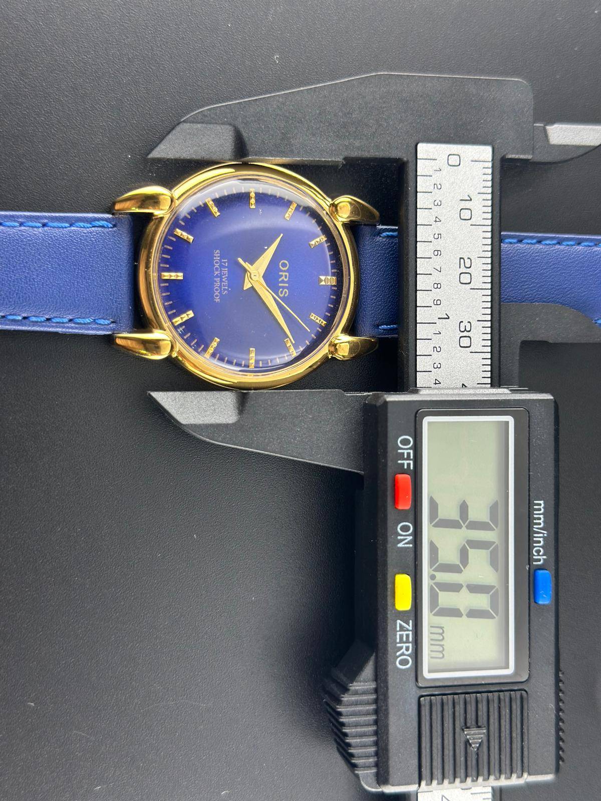 Vintage Oris Swiss ST-96 Hand Wind Mechanical Men's Watch - photo 5