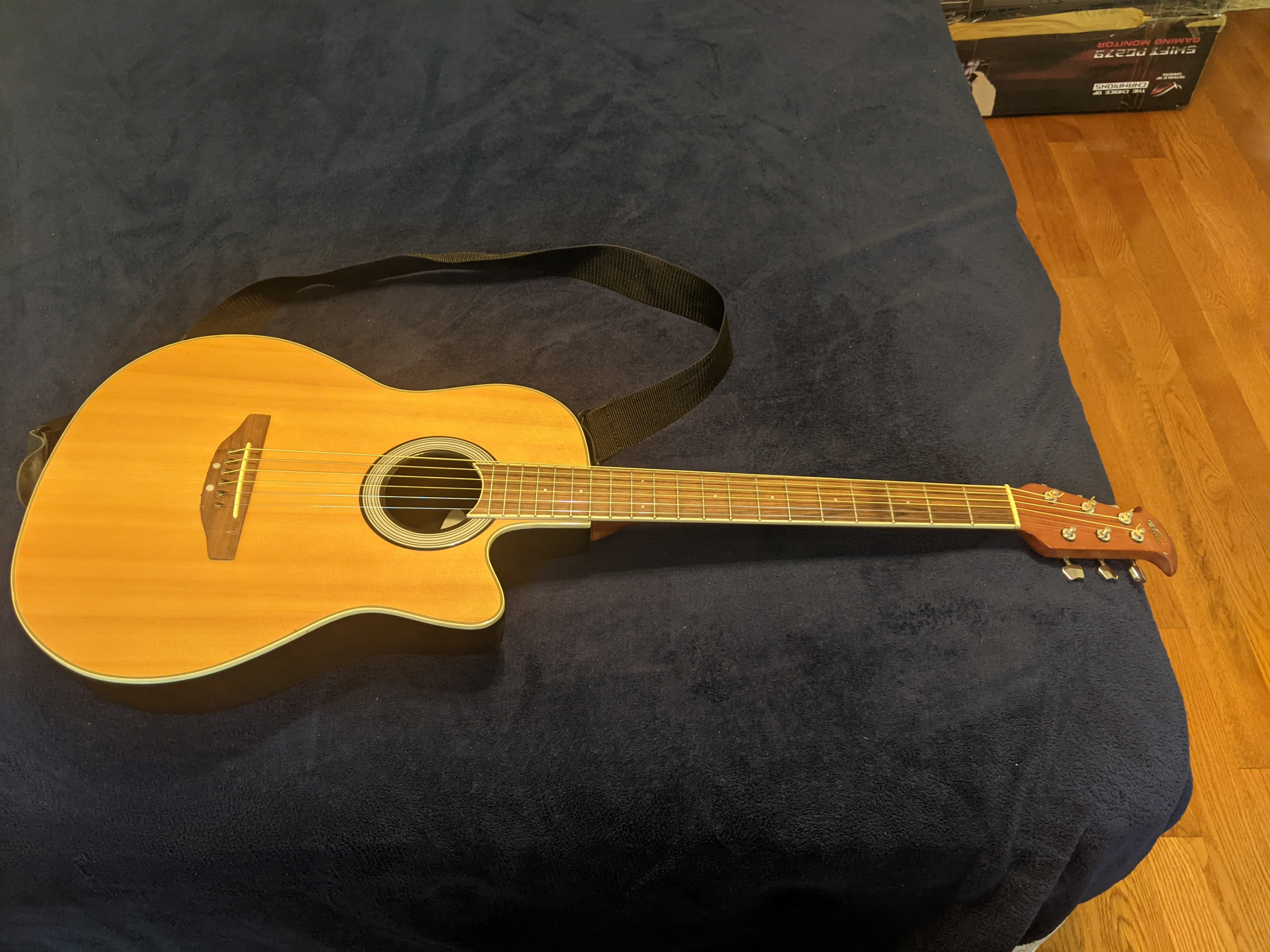 Ovation Applause AE13 3/4 Size Acoustic-Electric Guitar w/ Stand - photo 2
