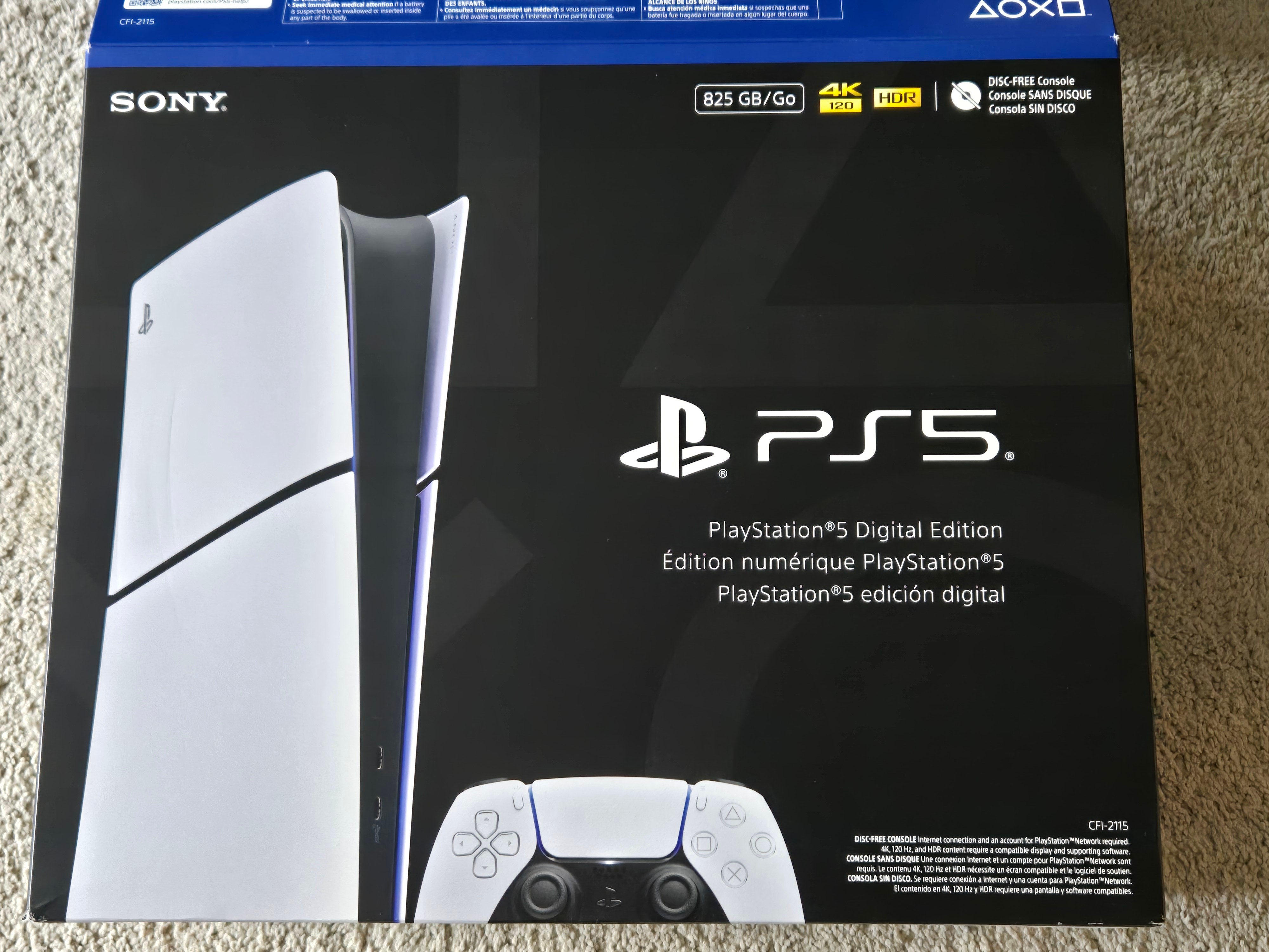 Playstation 5 PS5 Digital Edition 825GB/Go LIKE NEW - photo 3
