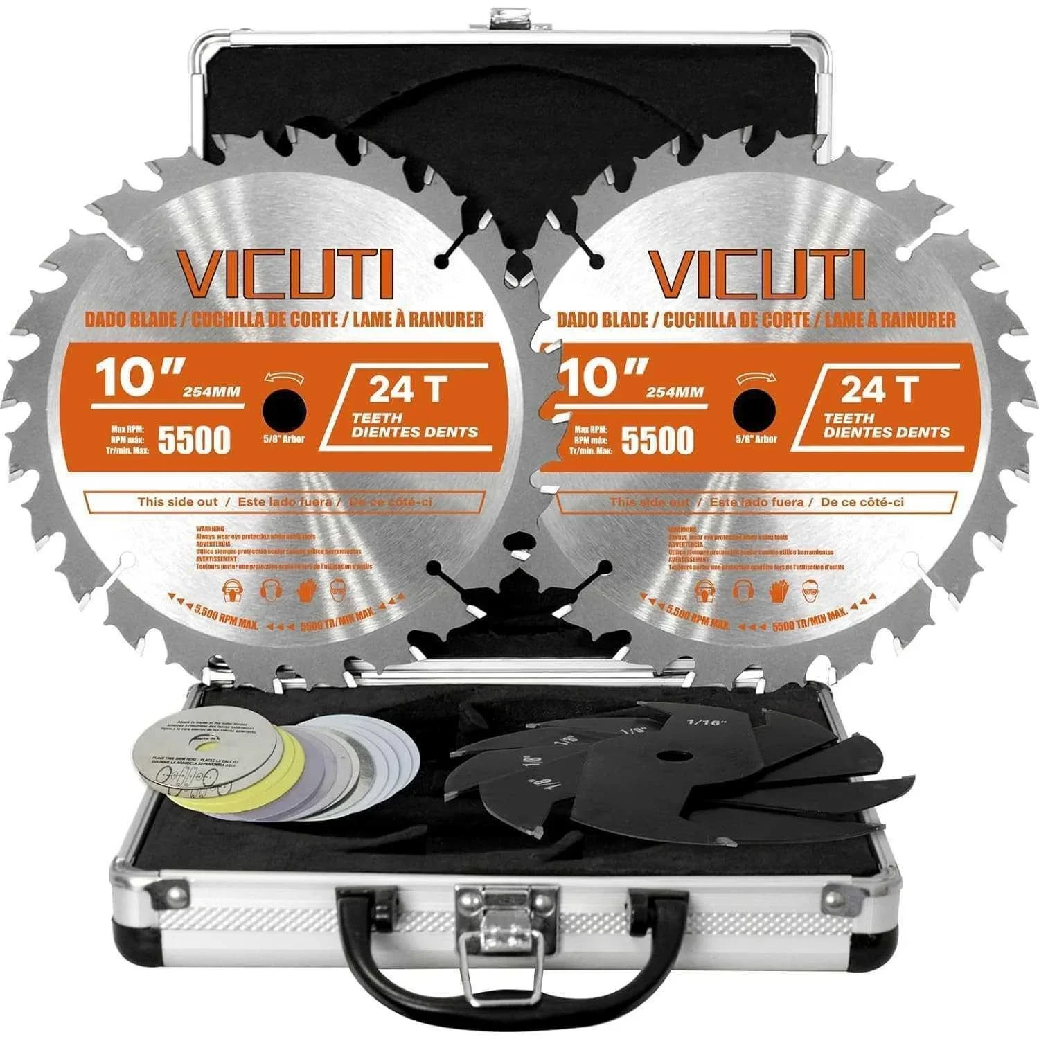 10'' Stacking Dado Blade Set