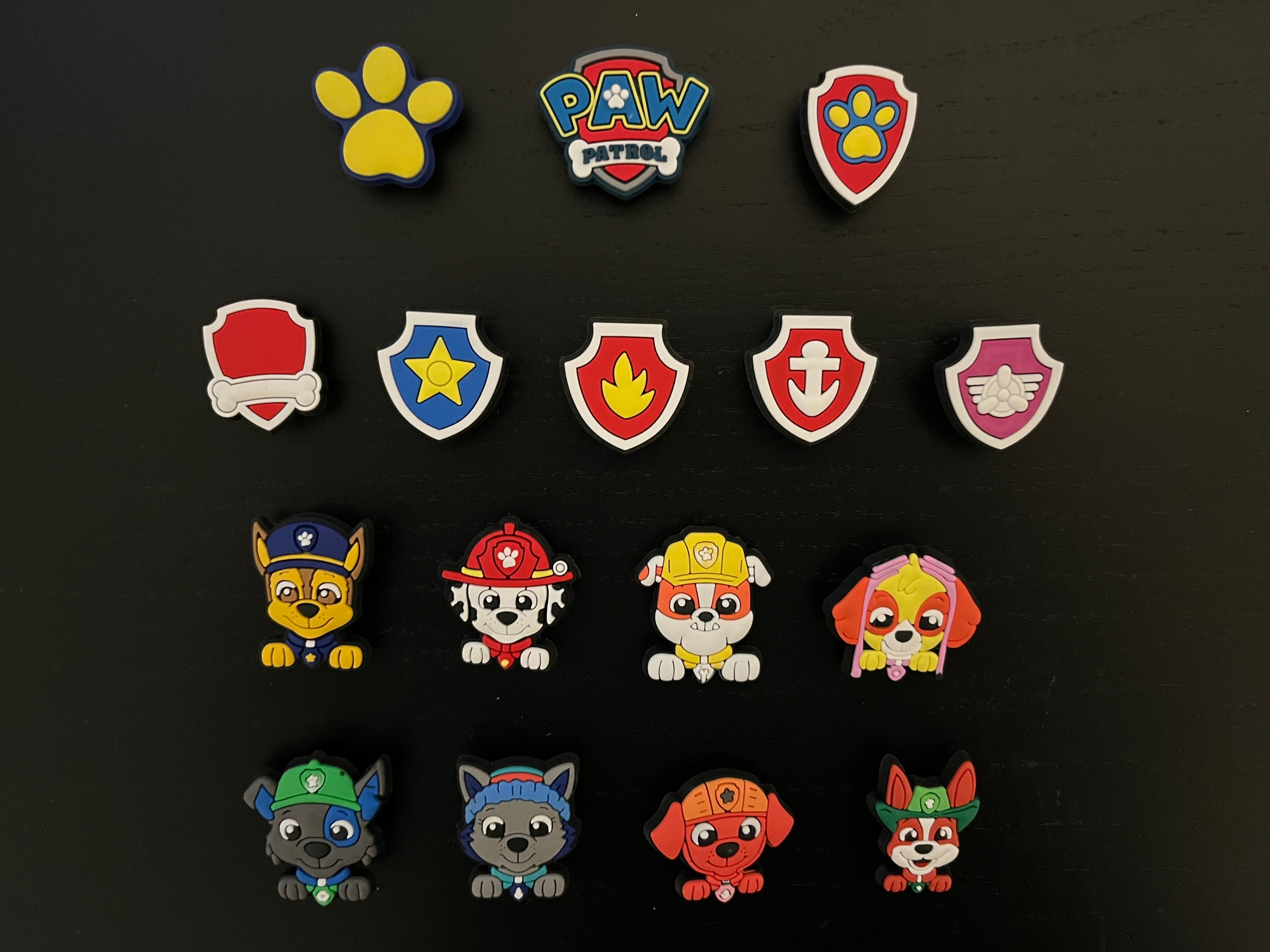 Paw Patrol Croc Charms / Jibbitz
