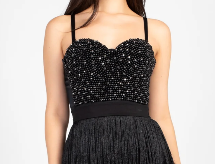Vienne Embellished Bustier Crop Top (brand new with price tag) - photo 2