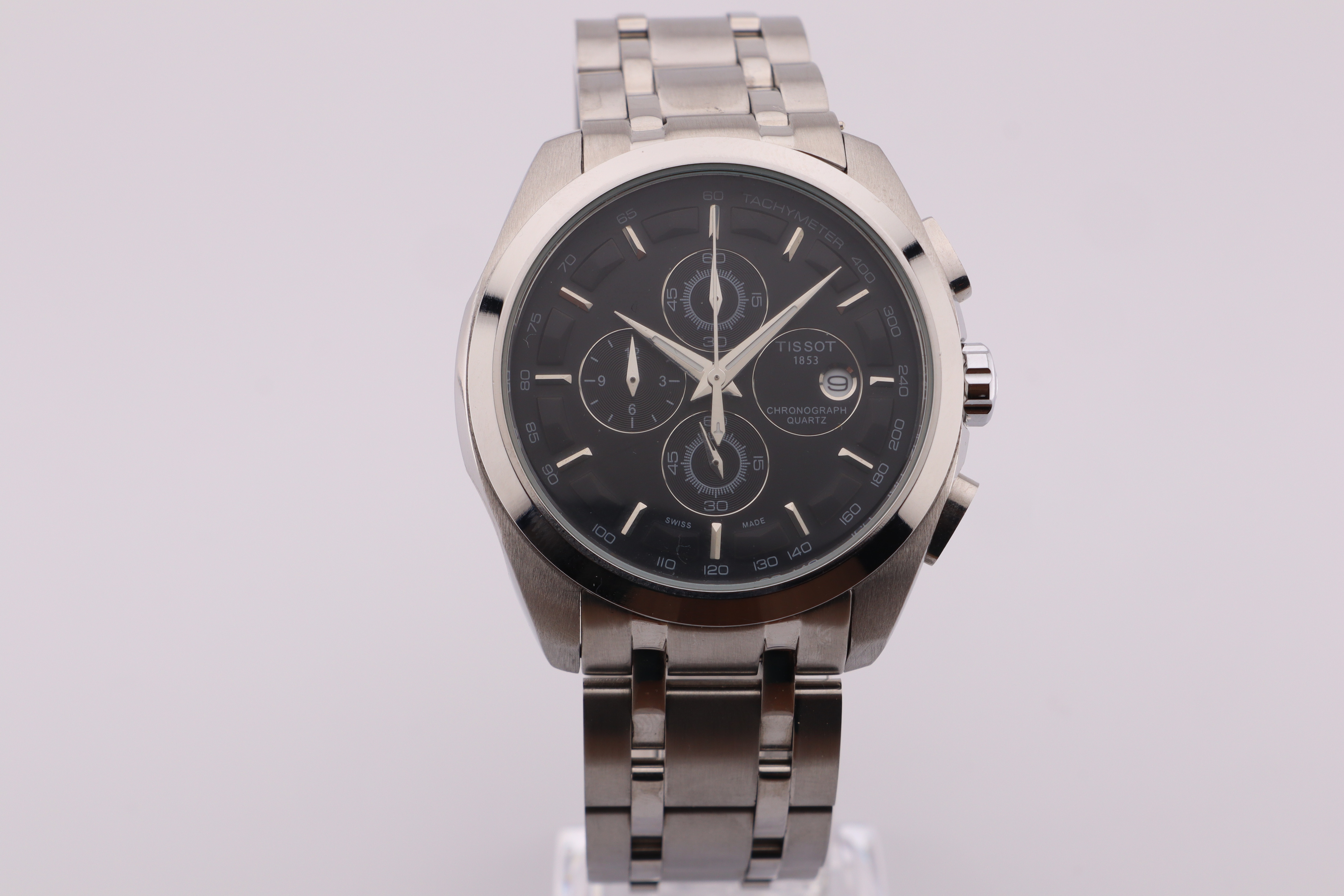 Tissot 1853 Couturier Tachymeter Chronograph Quartz Wrist Watch - photo 2