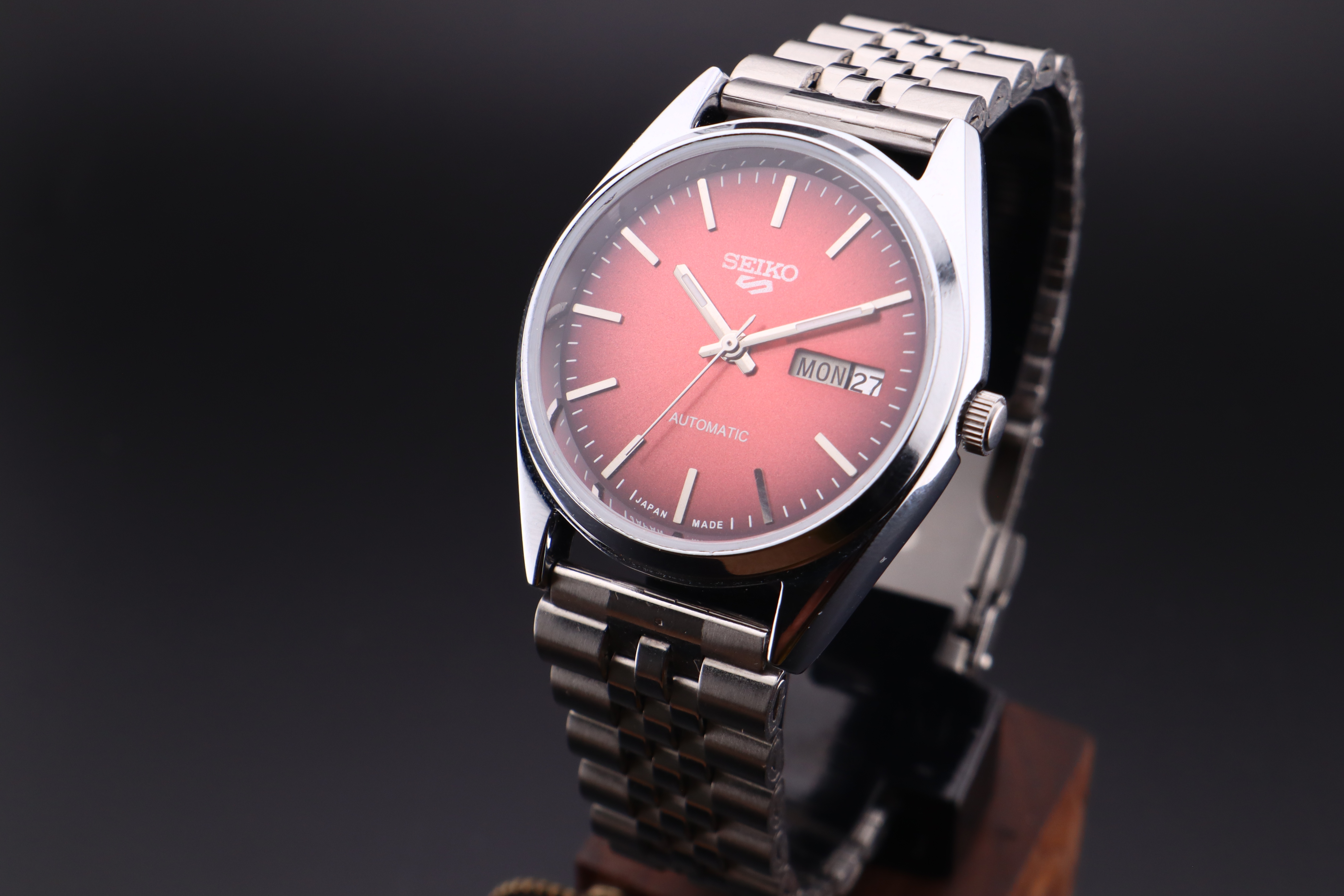 Vintage Seiko 5 Automatic 6309A Men's  Watch D&D- Japan Made - photo 3