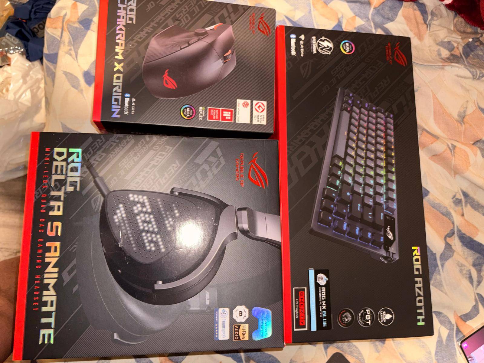 ASUS ROG Gaming Bundle – Keyboard + Mouse + Headset + Case