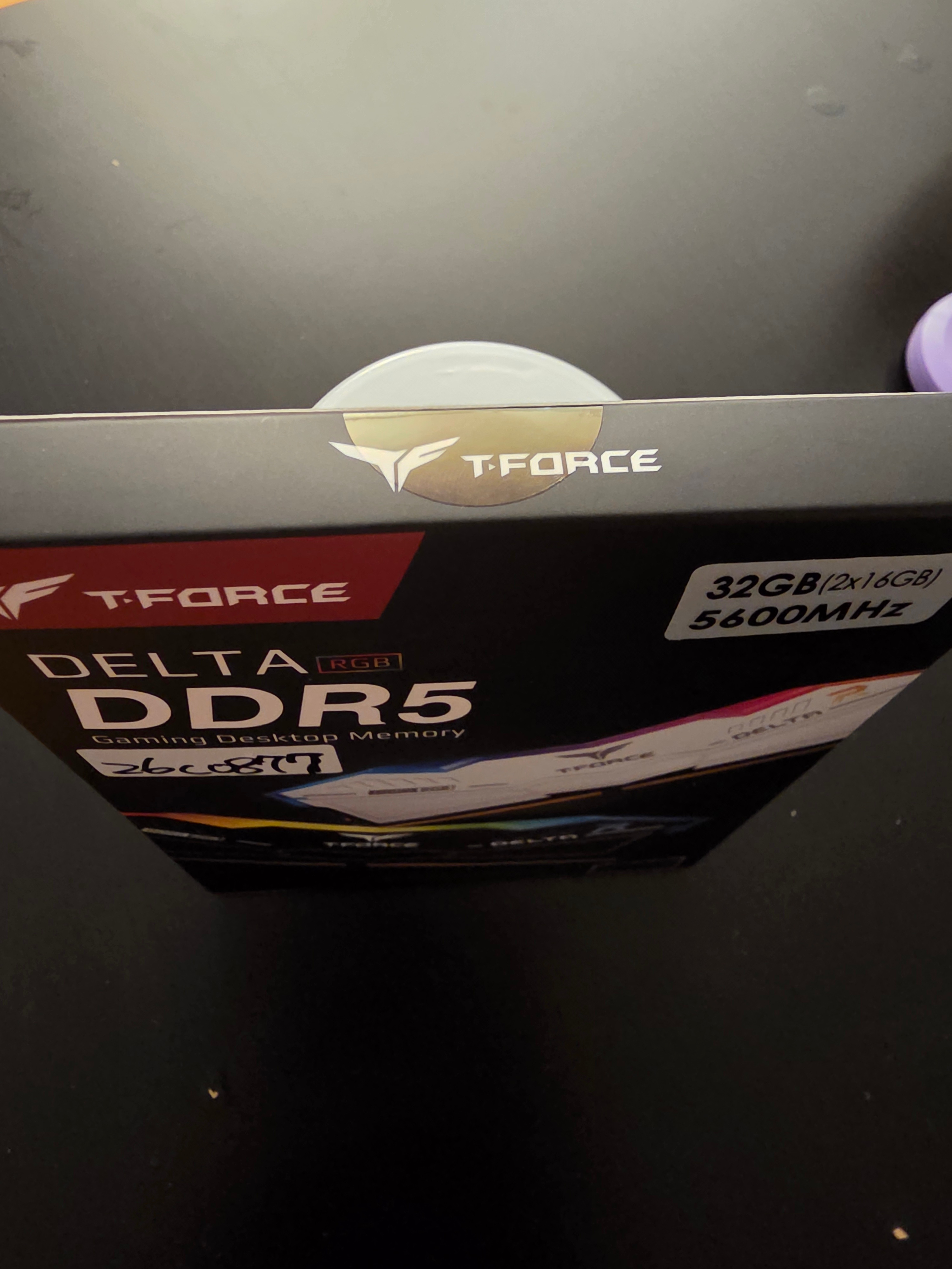 Brand New Sealed: Teamgroup T-Force Delta DDR5 32GB RAM 5600MHz - photo 2