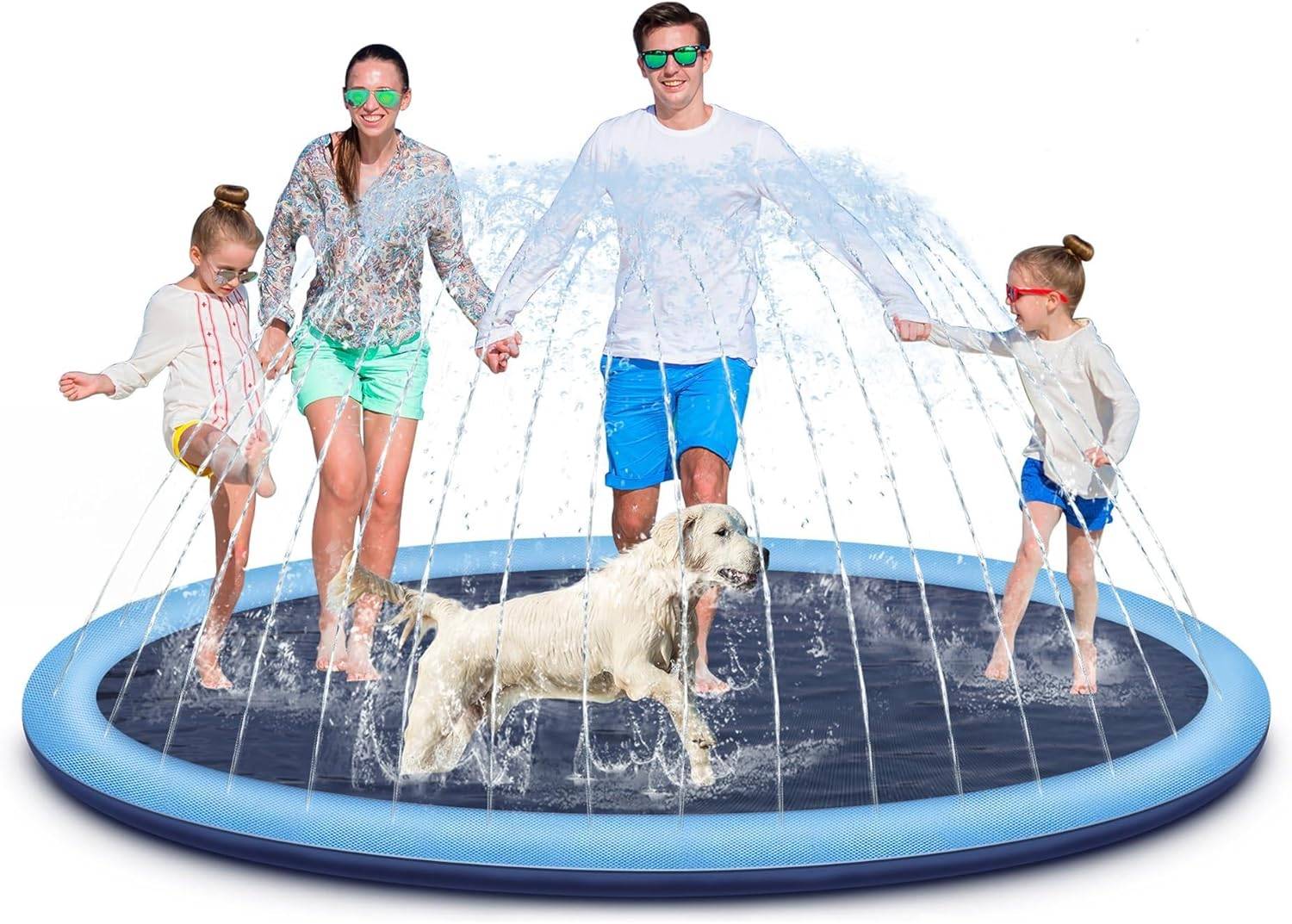 Splash Pad for Kids and Dogs,97''