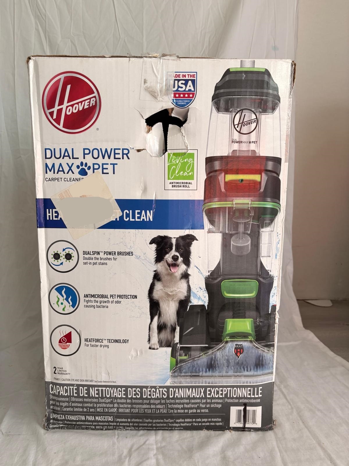 Hoover Dual Power Max Pet Upright Carpet Cleaner - photo 2