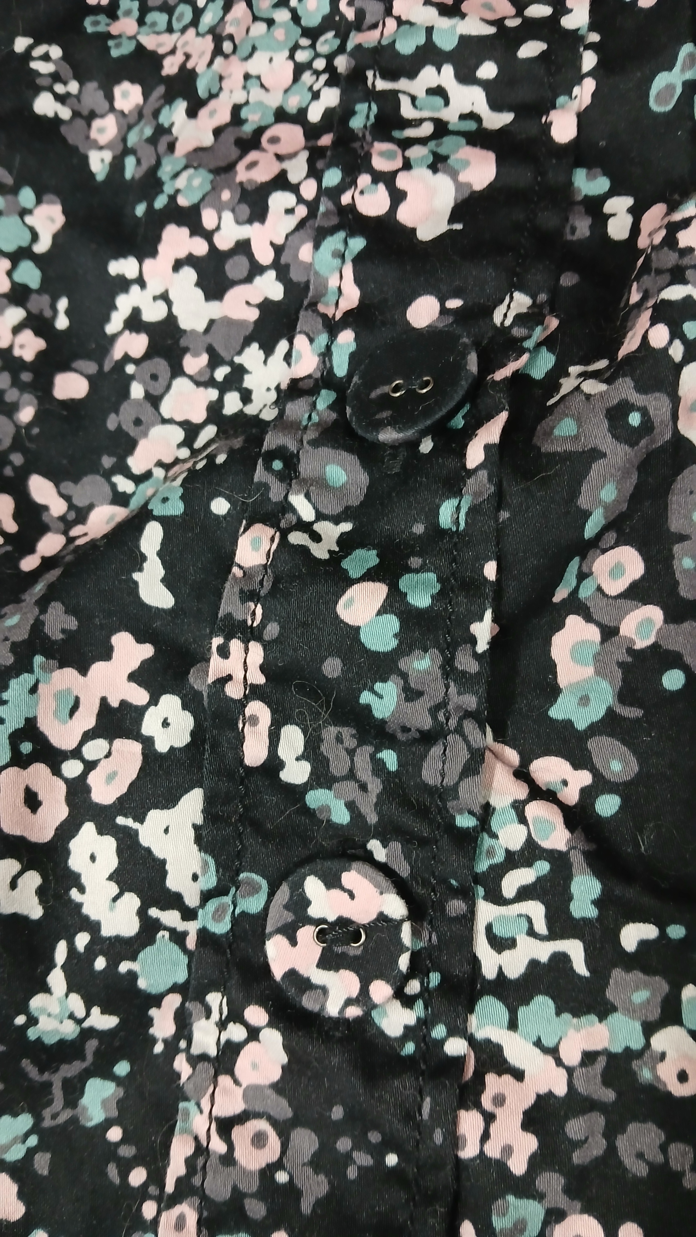 Dynamite Floral Black and Pink Shorts Romper ,Small ,Like new - photo 2