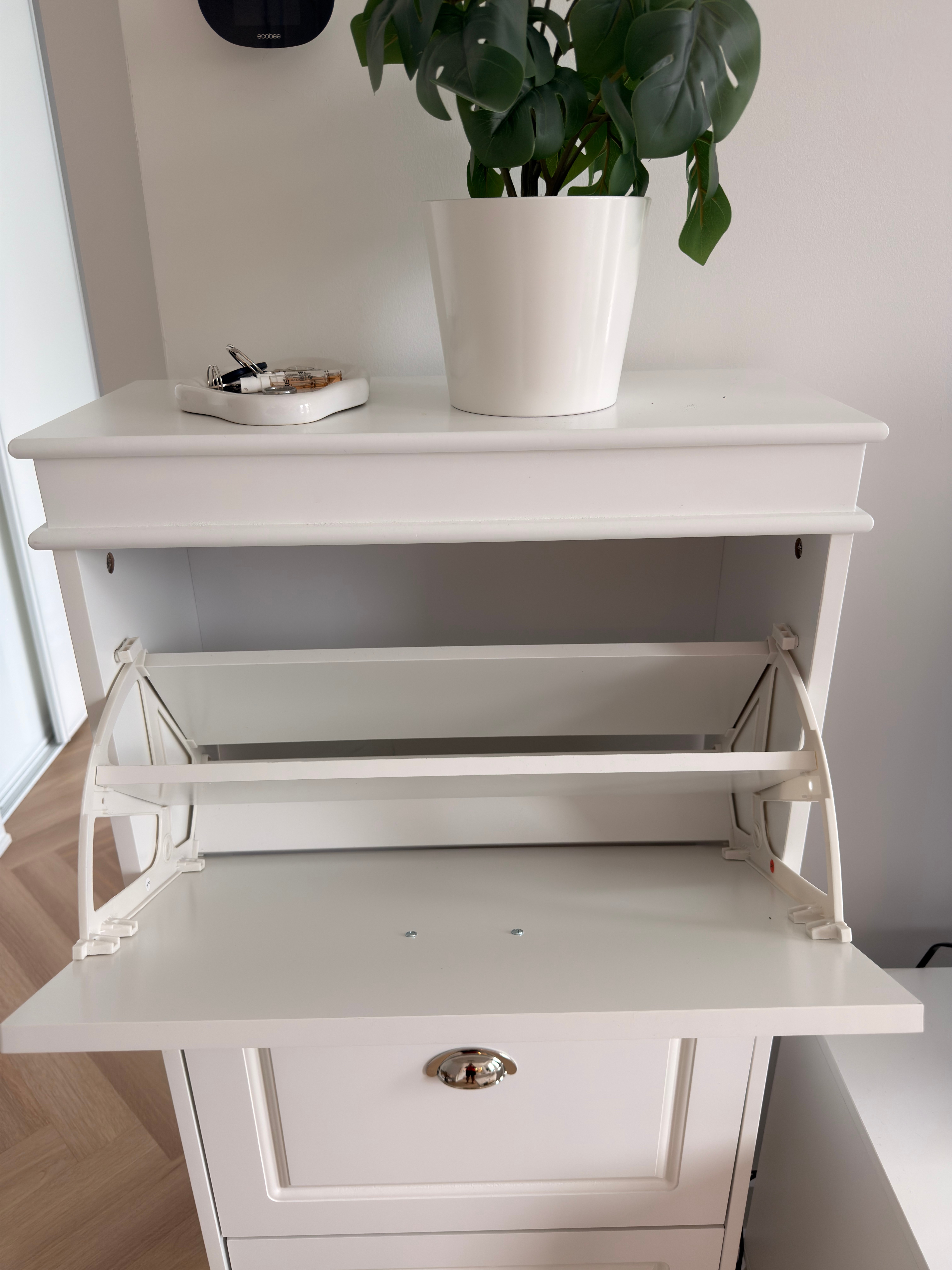 Modern Ultra Slim Shoe Cabinet/Shoe Storage Organizer (White) - photo 5