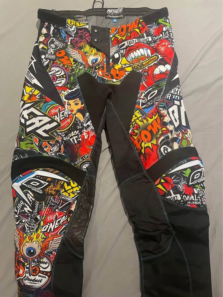 Dirt Bike O'Neal Mayhem Crank Men's Pants, Size 38