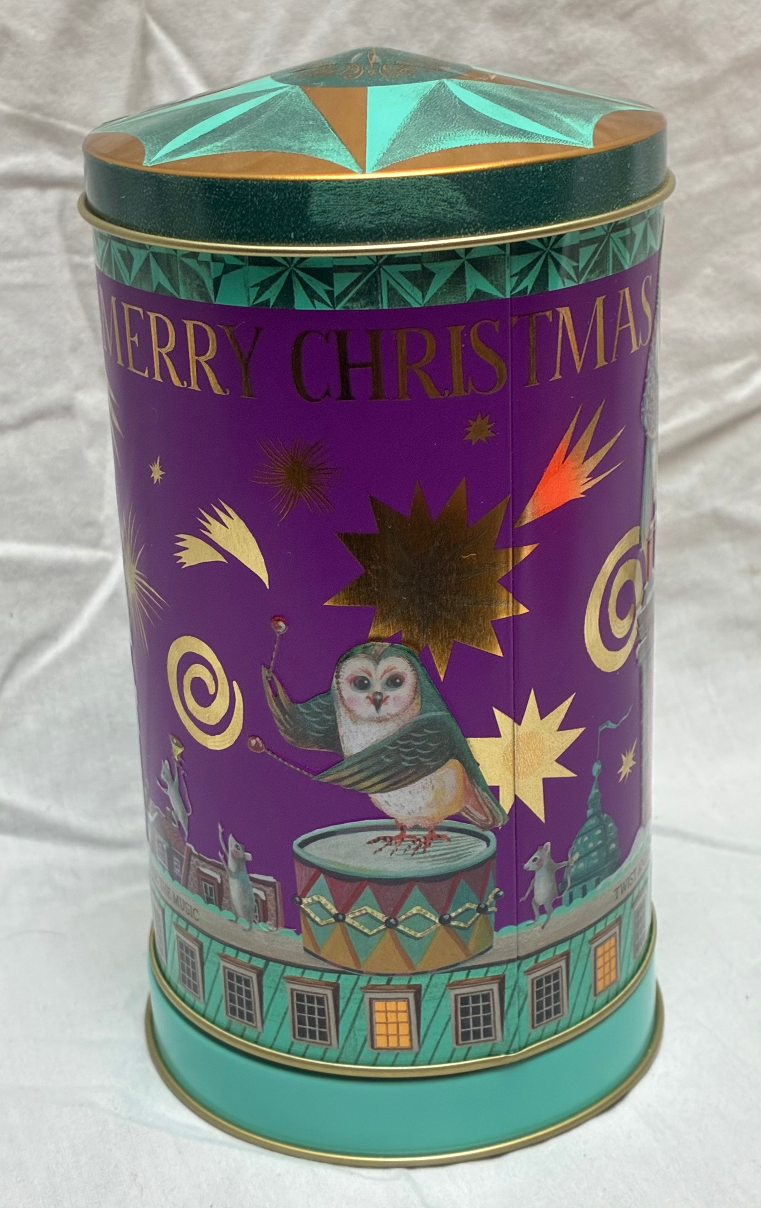 Fortnum and Mason Merry Christmas Empty Musical Tin - photo 2