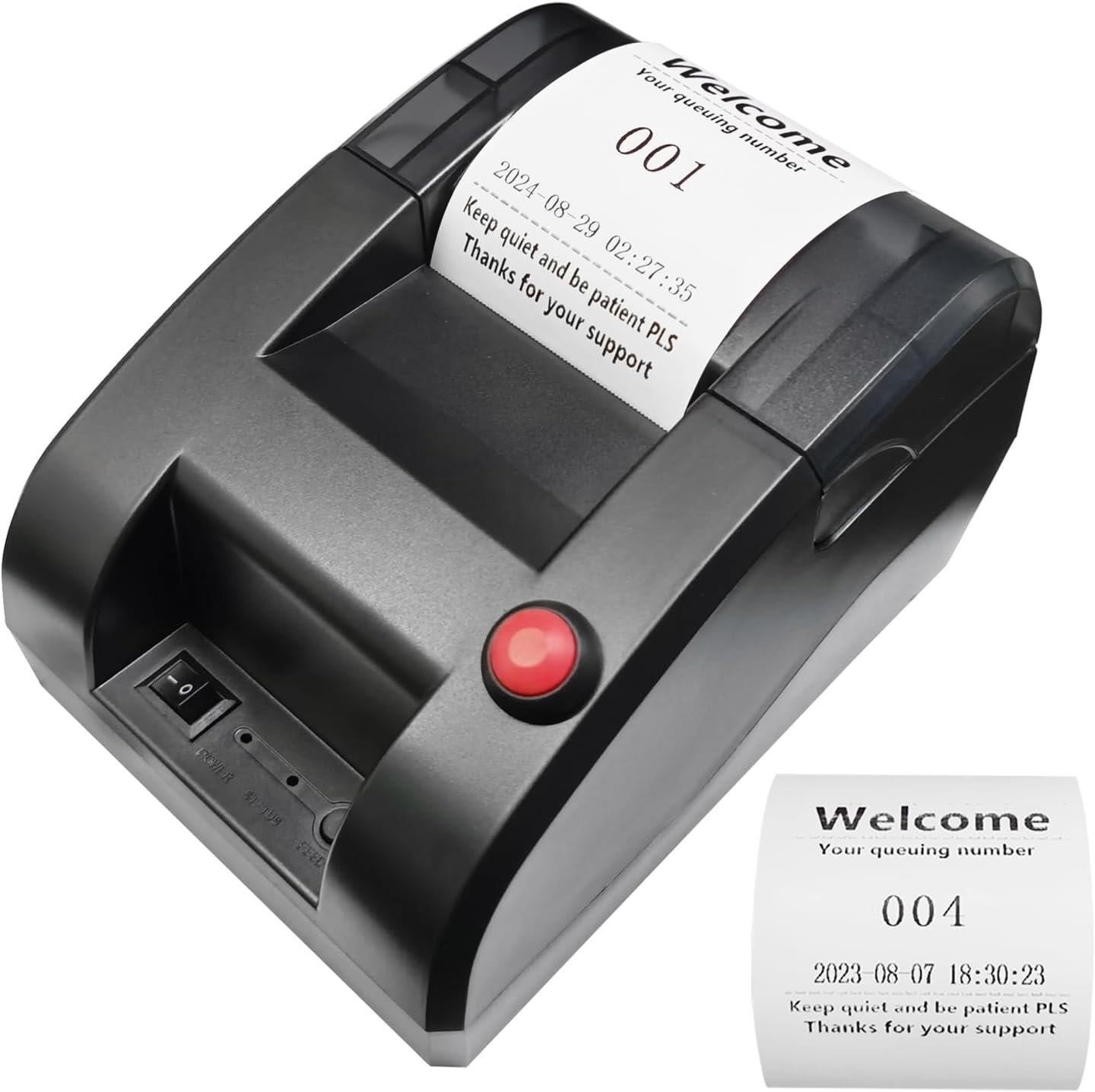 Thermal Queue Number Paper Printer