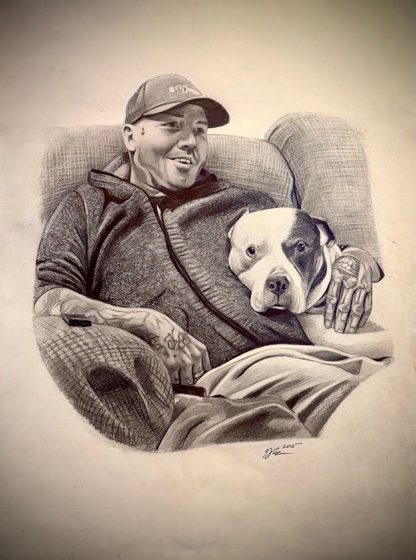 Hand Drawn Portrait - photo 2