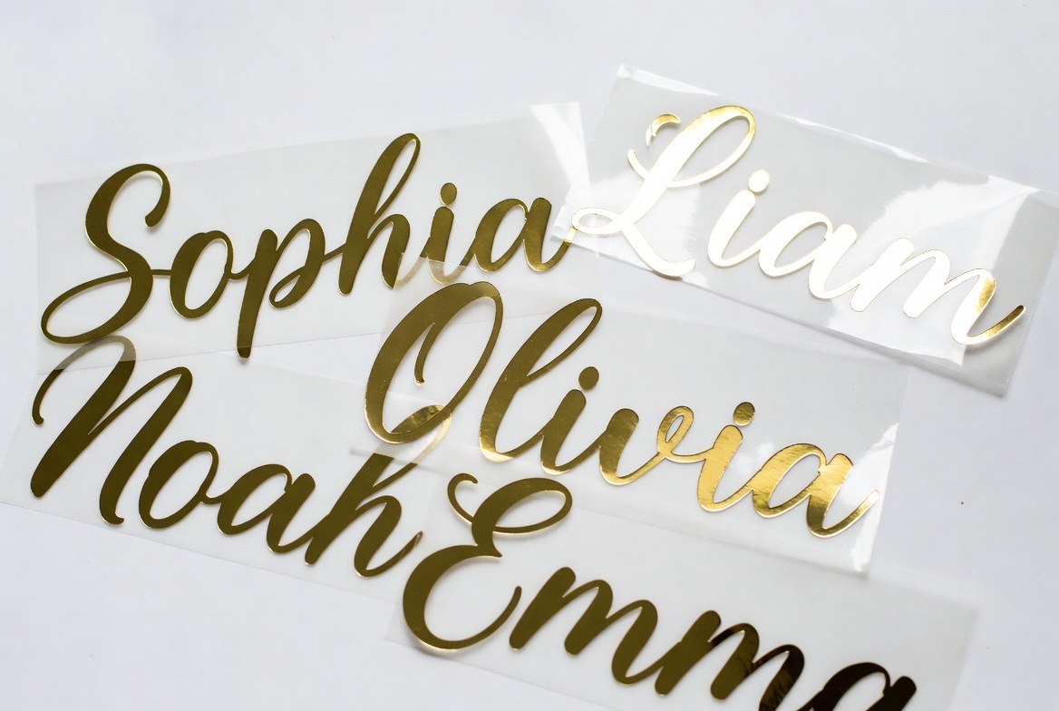Custom Name Vinyl Decal| Transfer Stickers| Personalized Gifts